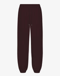 Organic Relaxed Sweatpants - Oxblood Red