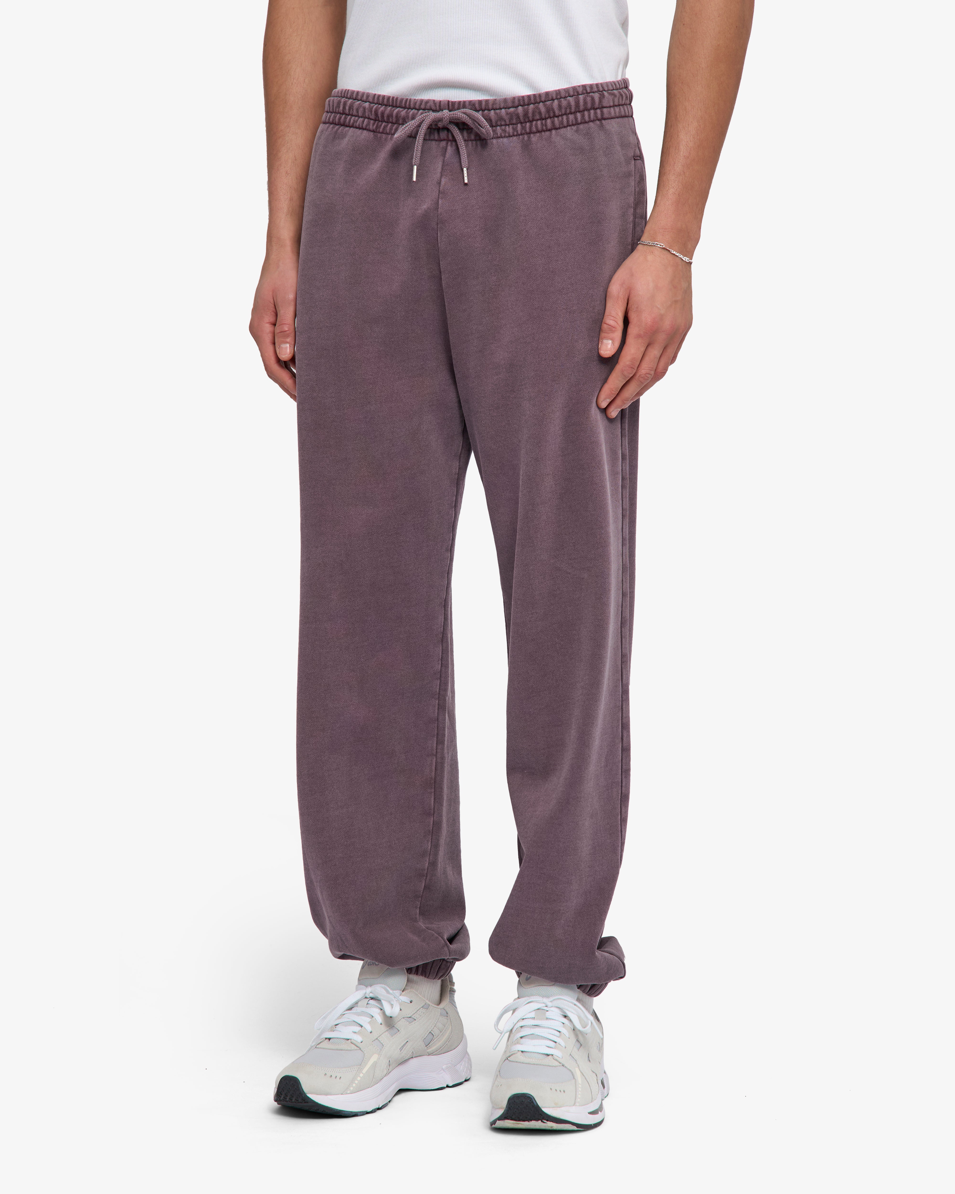 Organic Relaxed Sweatpants - Faded Grape