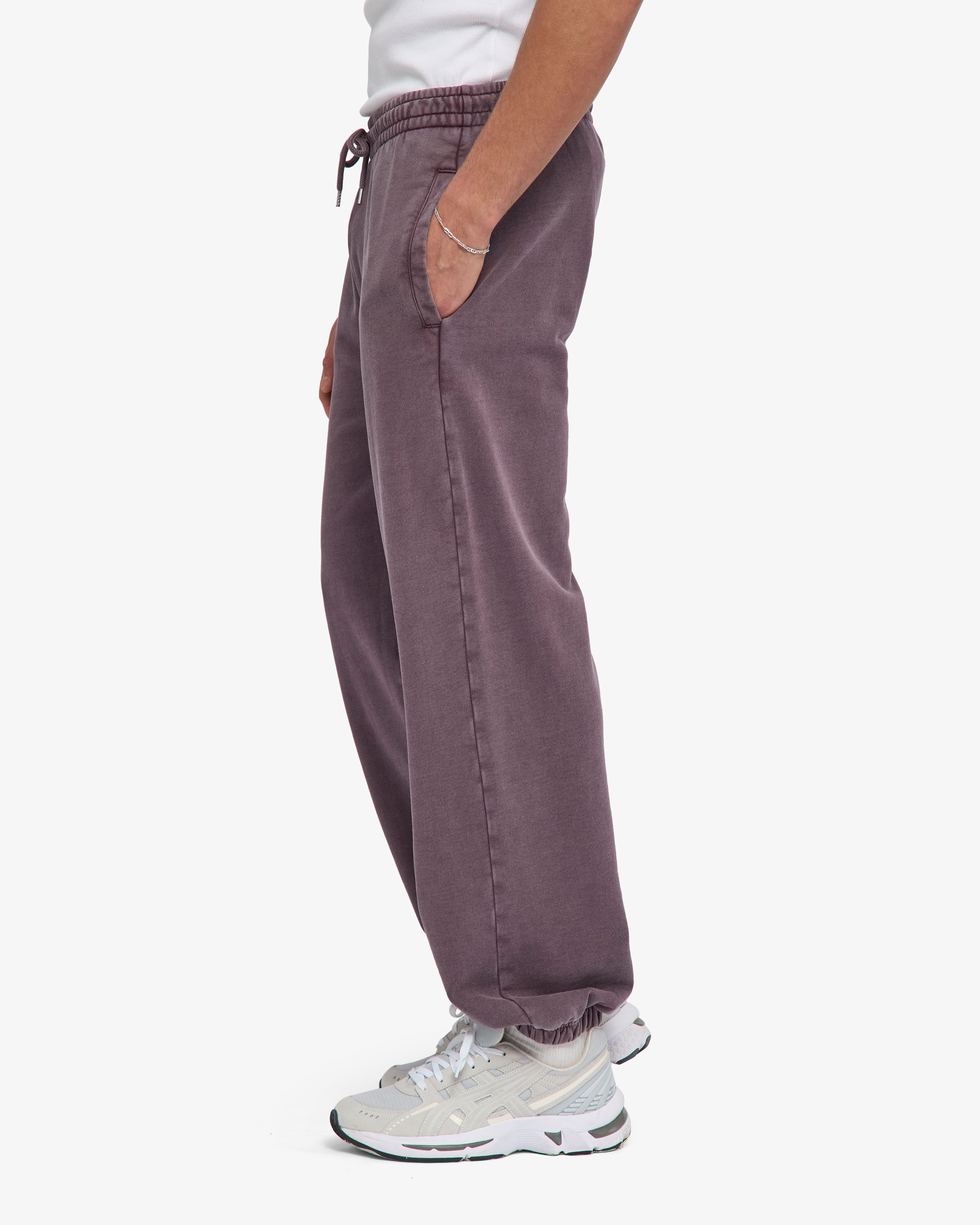 Organic Relaxed Sweatpants - Faded Grape