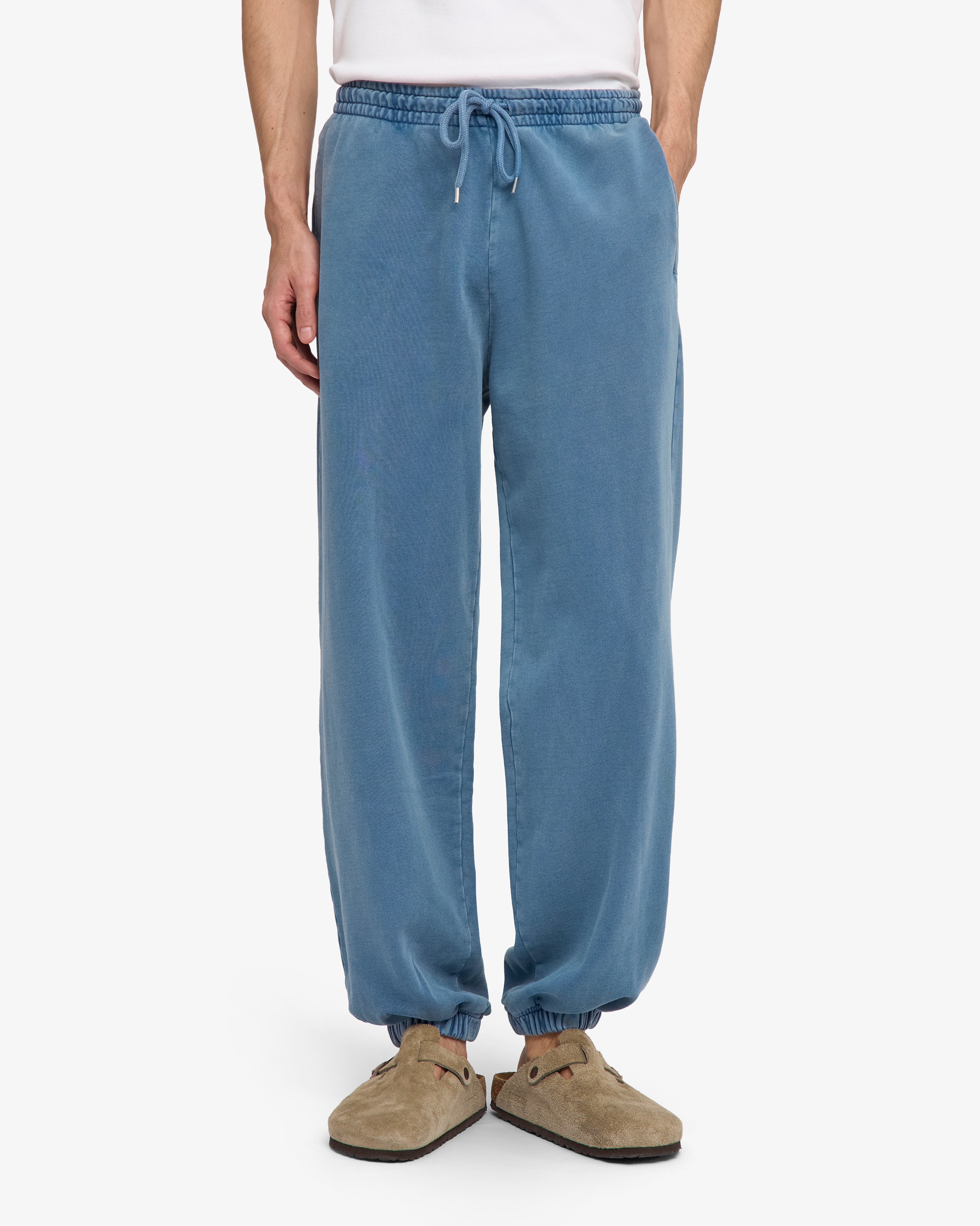 Organic Relaxed Sweatpants - Faded Indigo