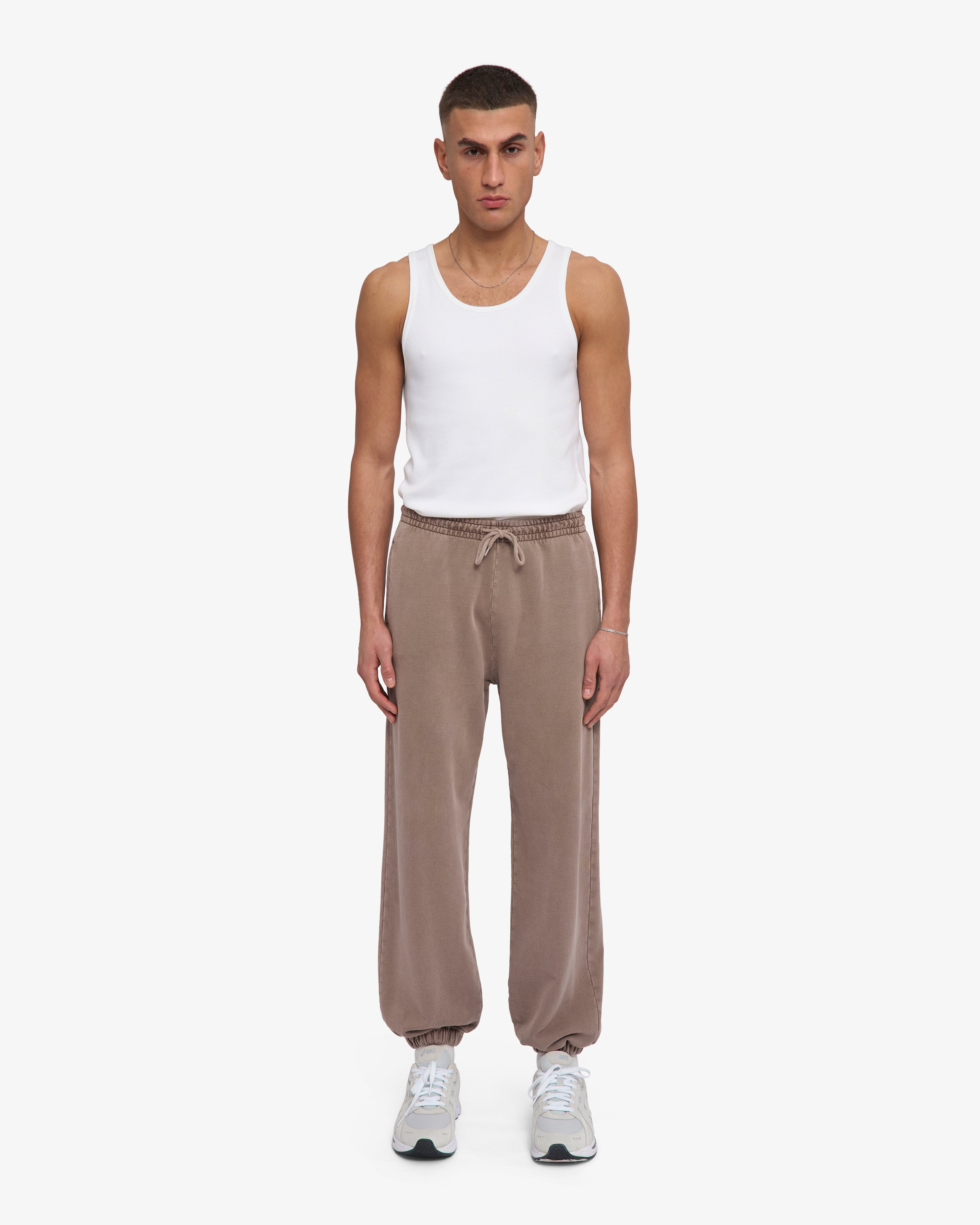 Organic Relaxed Sweatpants - Faded Khaki