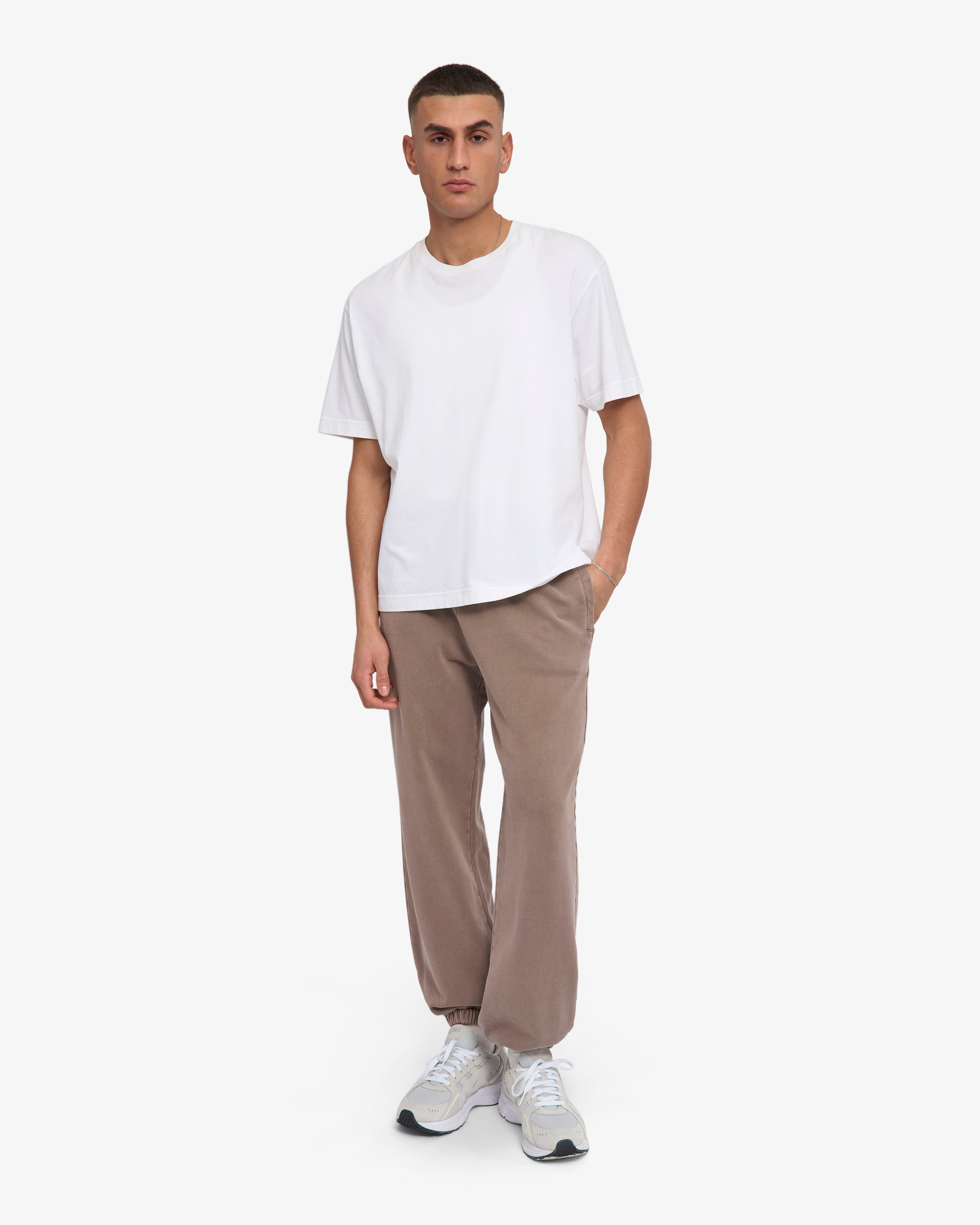 Organic Relaxed Sweatpants - Faded Khaki