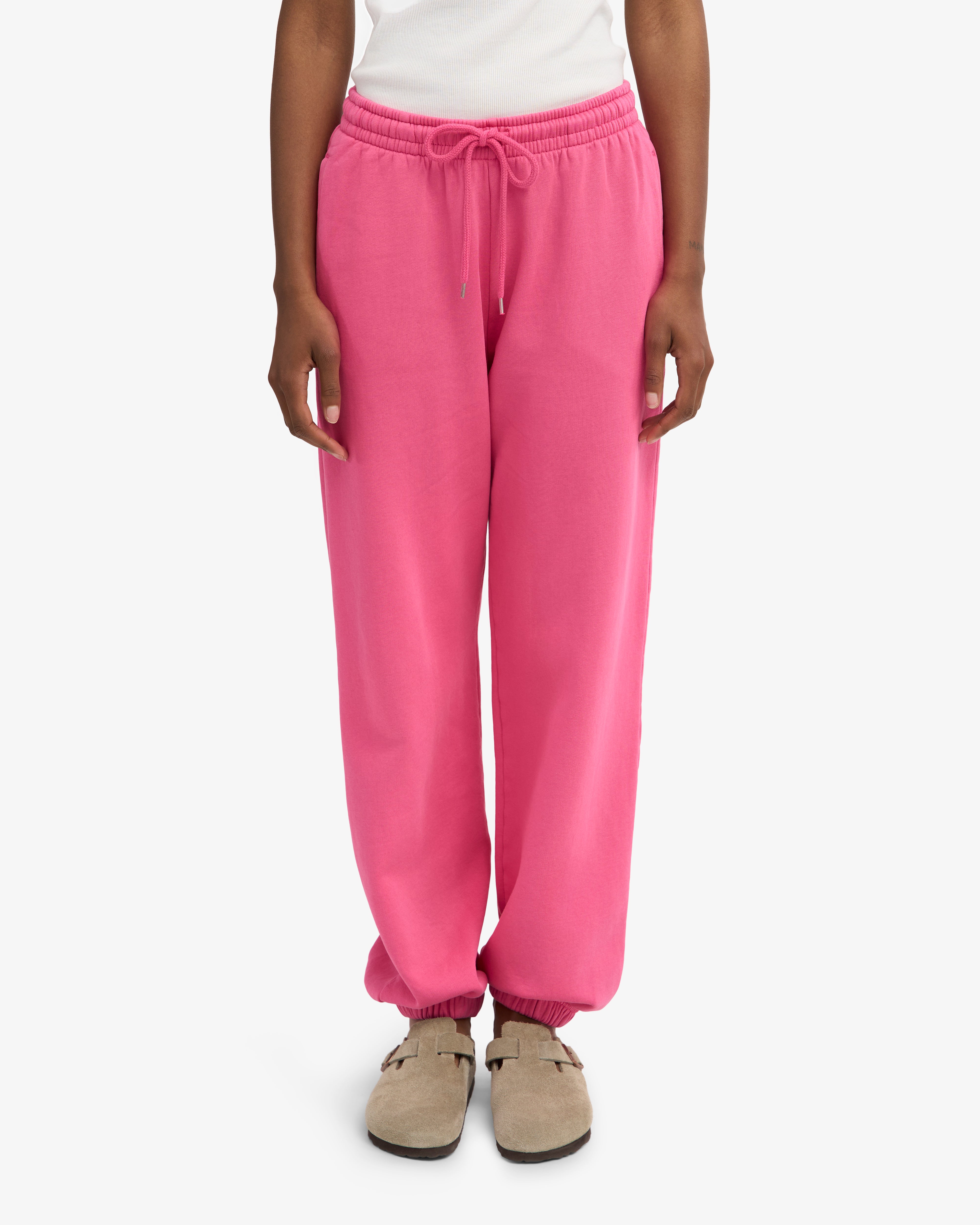 Organic Relaxed Sweatpants - Bubblegum Pink