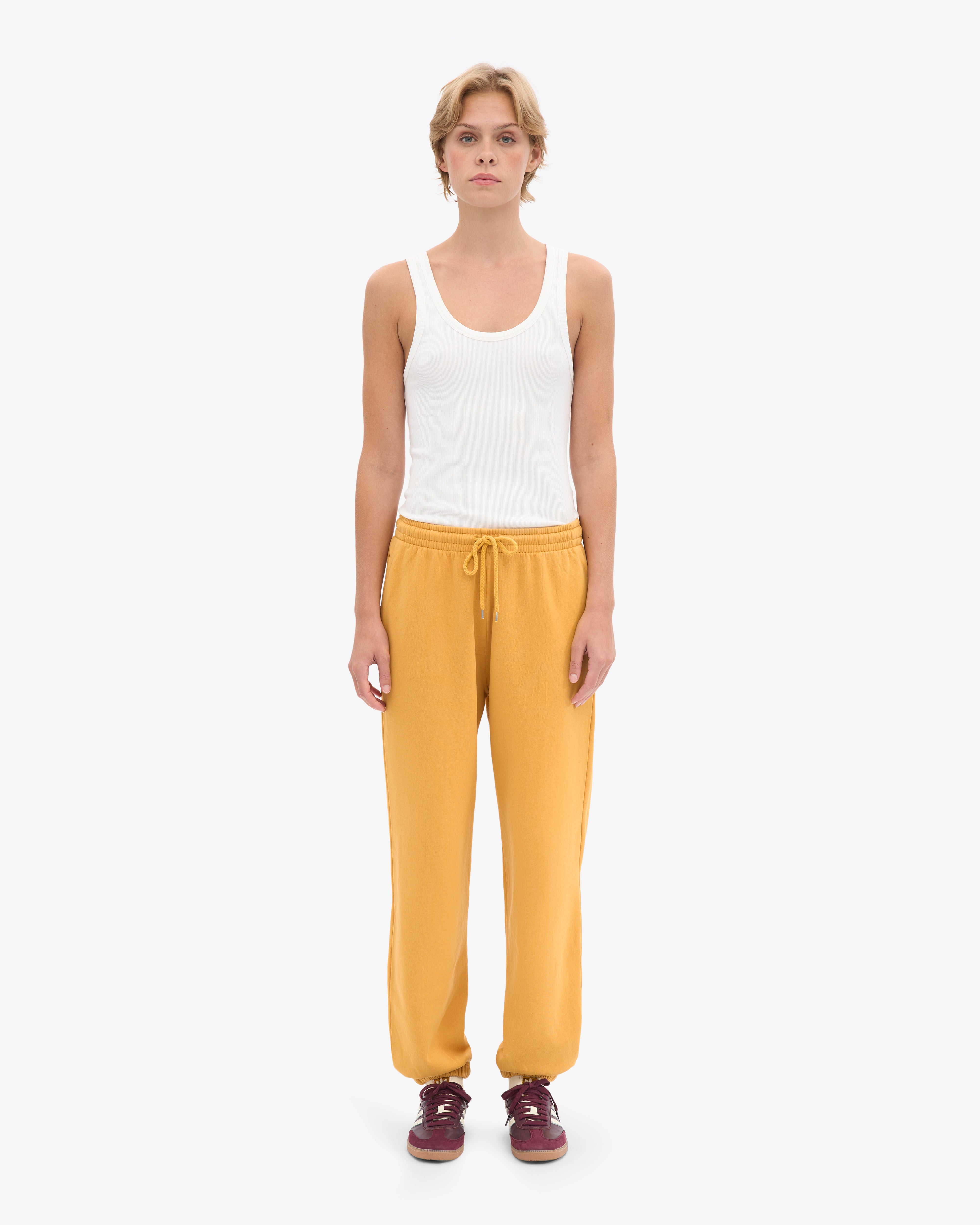 Organic Relaxed Sweatpants - Burned Yellow