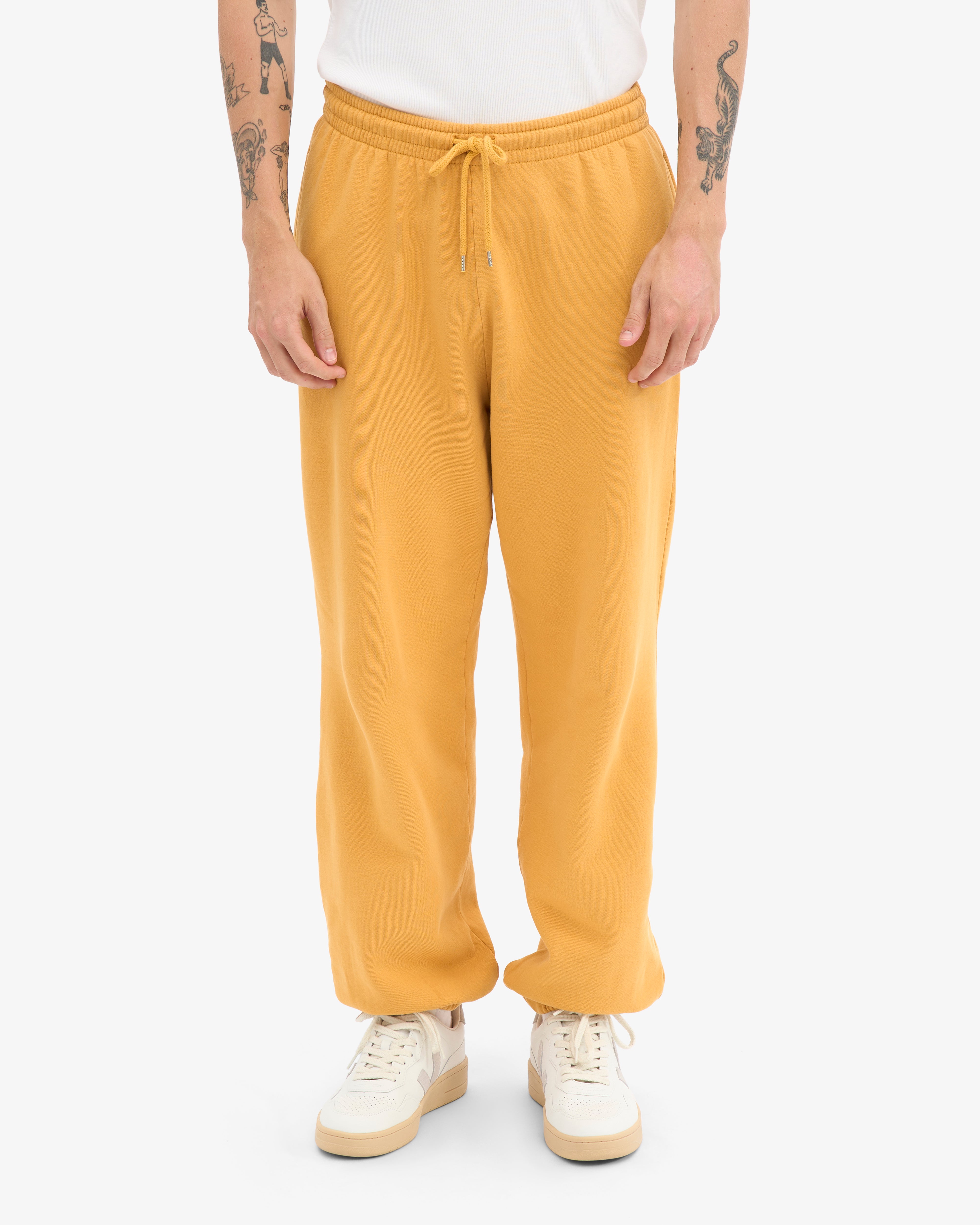 Organic Relaxed Sweatpants - Burned Yellow