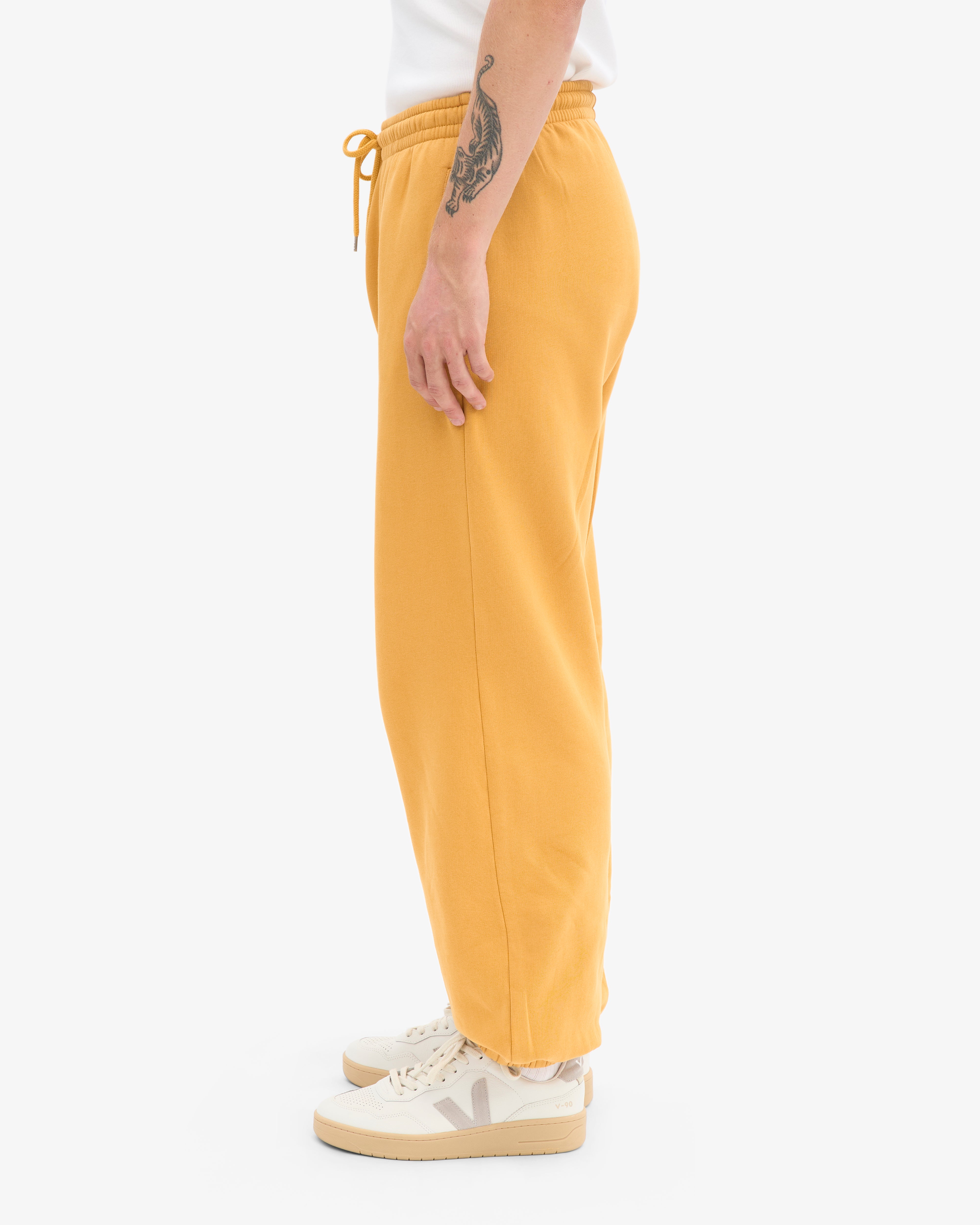 Organic Relaxed Sweatpants - Burned Yellow