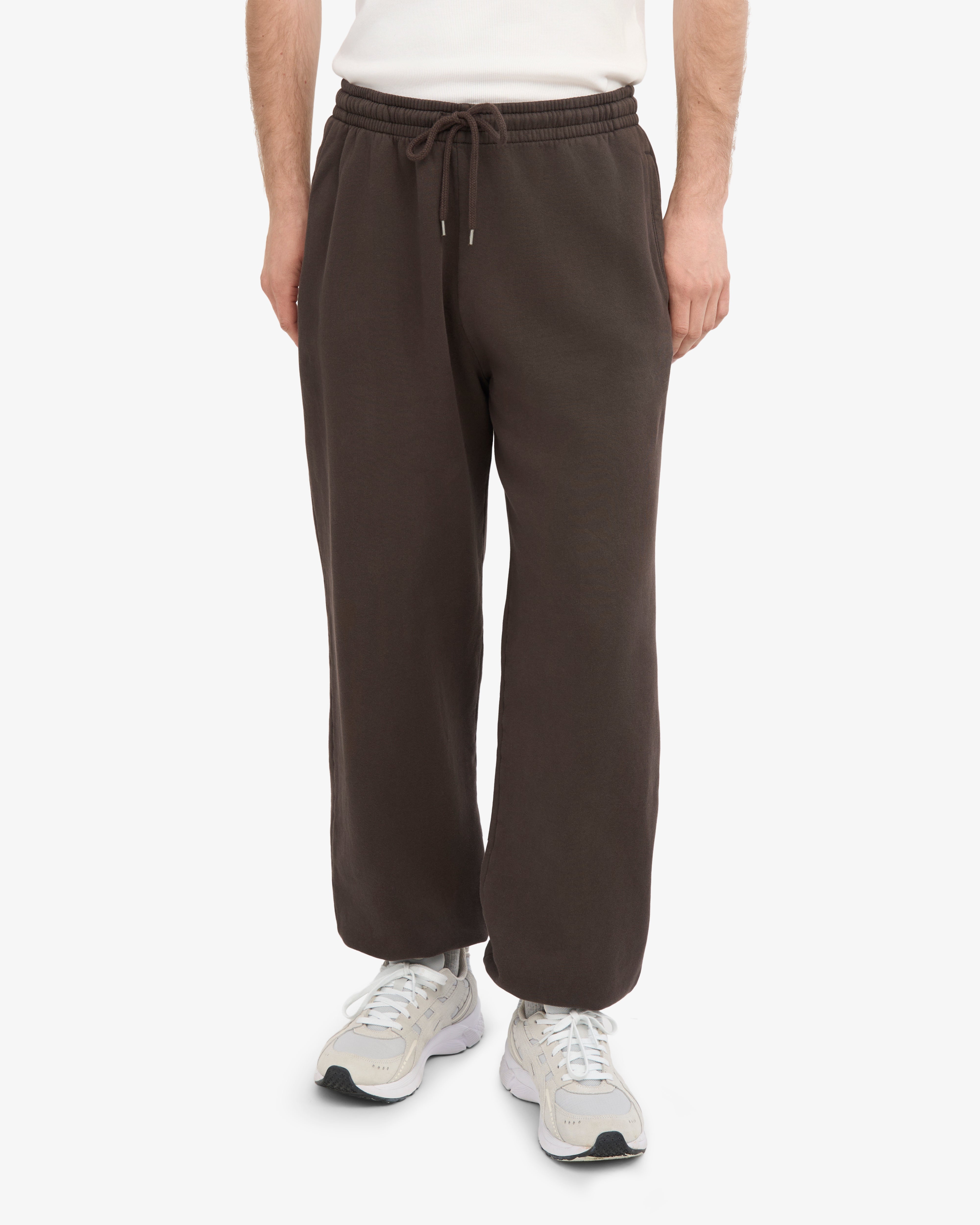 Organic Relaxed Sweatpants - Coffee Brown