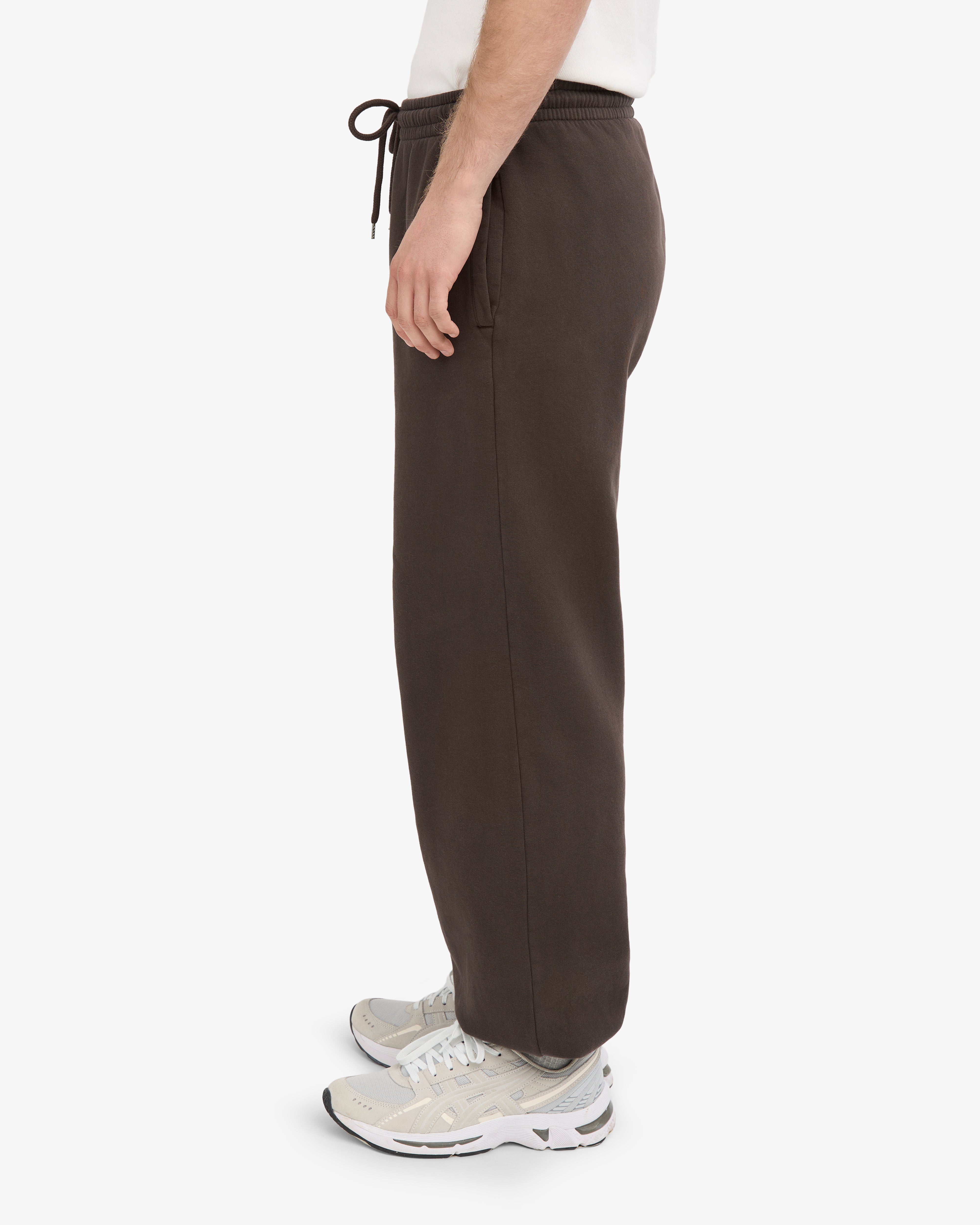 Organic Relaxed Sweatpants - Coffee Brown