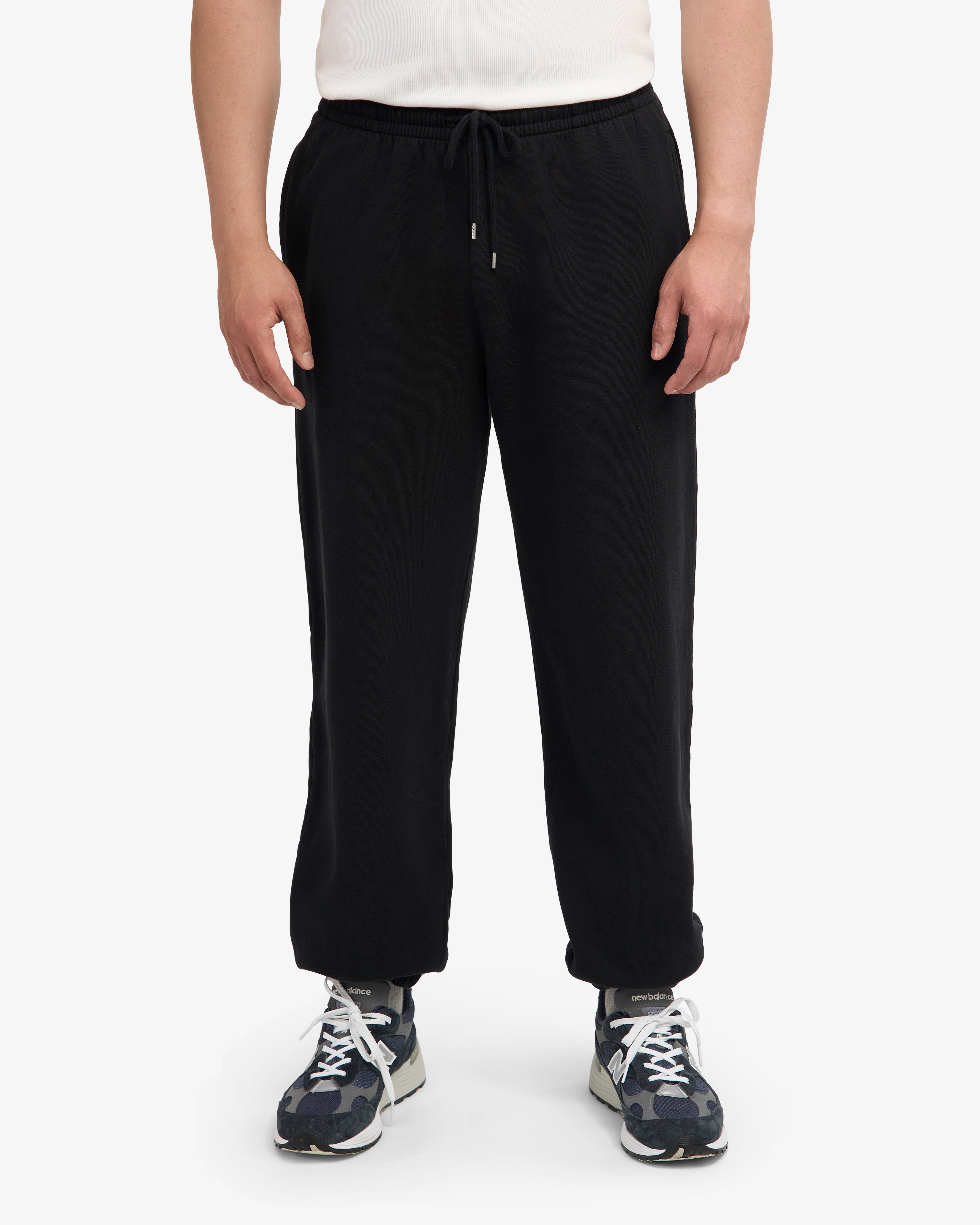 Organic Relaxed Sweatpants - Deep Black