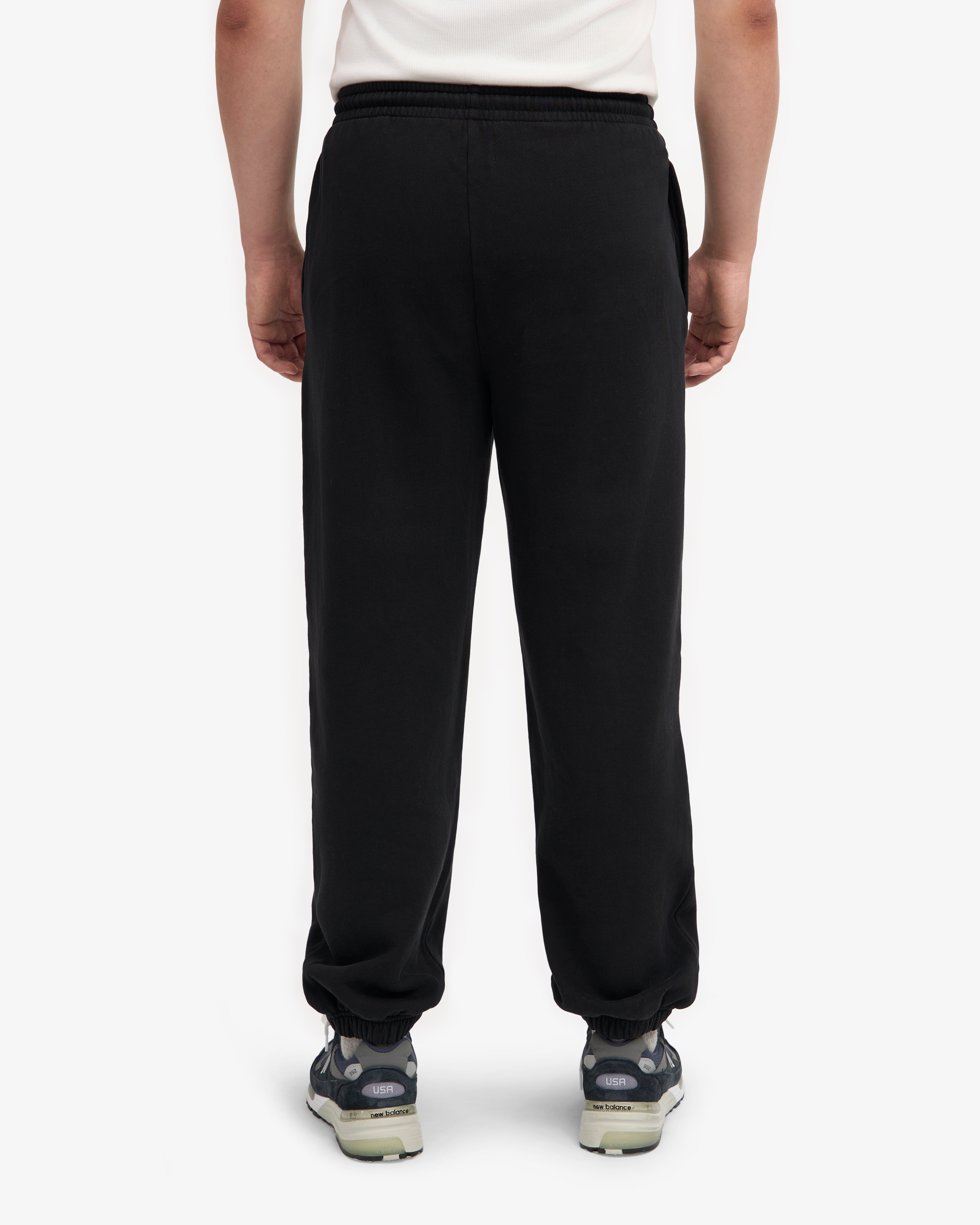 Organic Relaxed Sweatpants - Deep Black