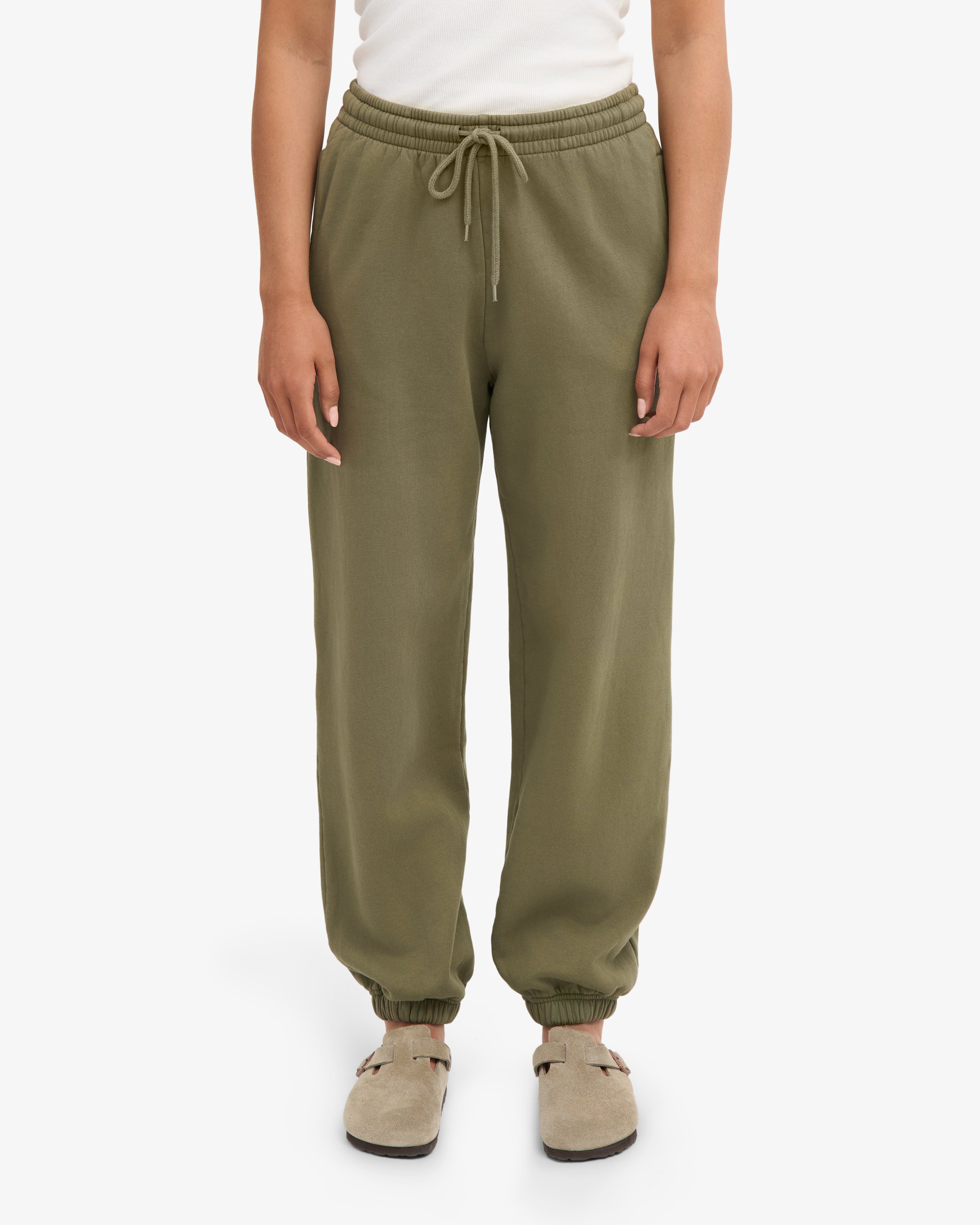 Organic Relaxed Sweatpants - Dusty Olive