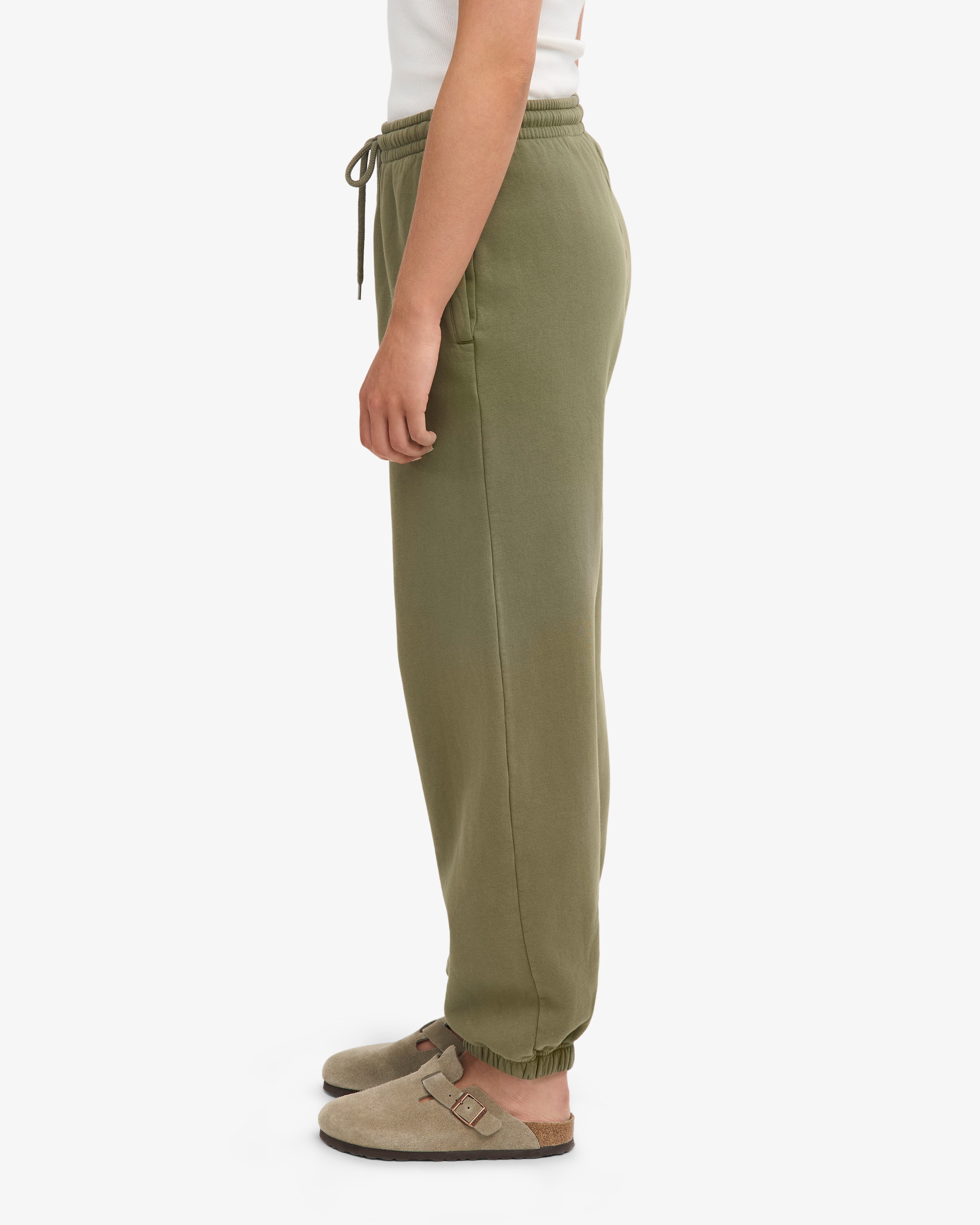 Organic Relaxed Sweatpants - Dusty Olive