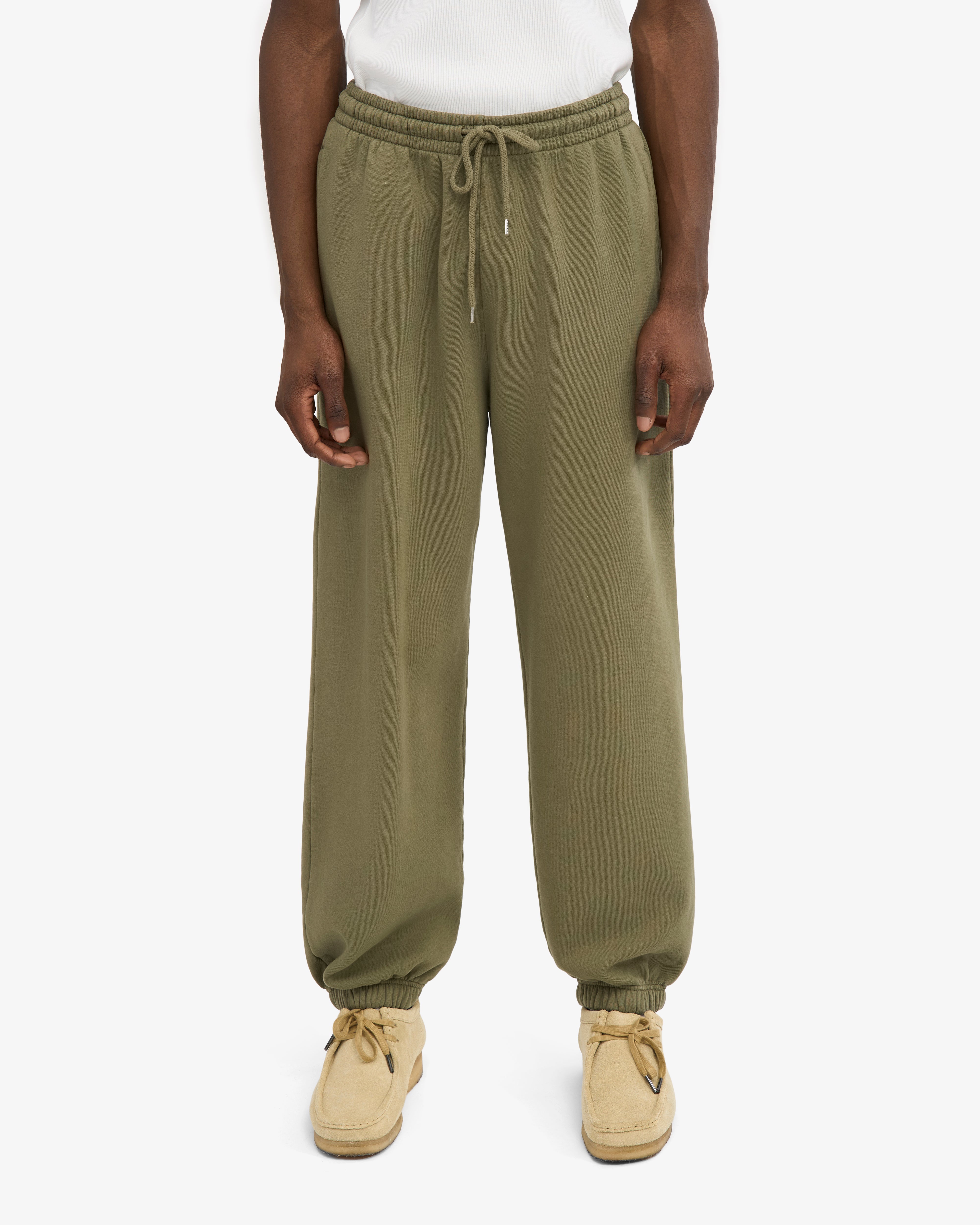 Organic Relaxed Sweatpants - Dusty Olive