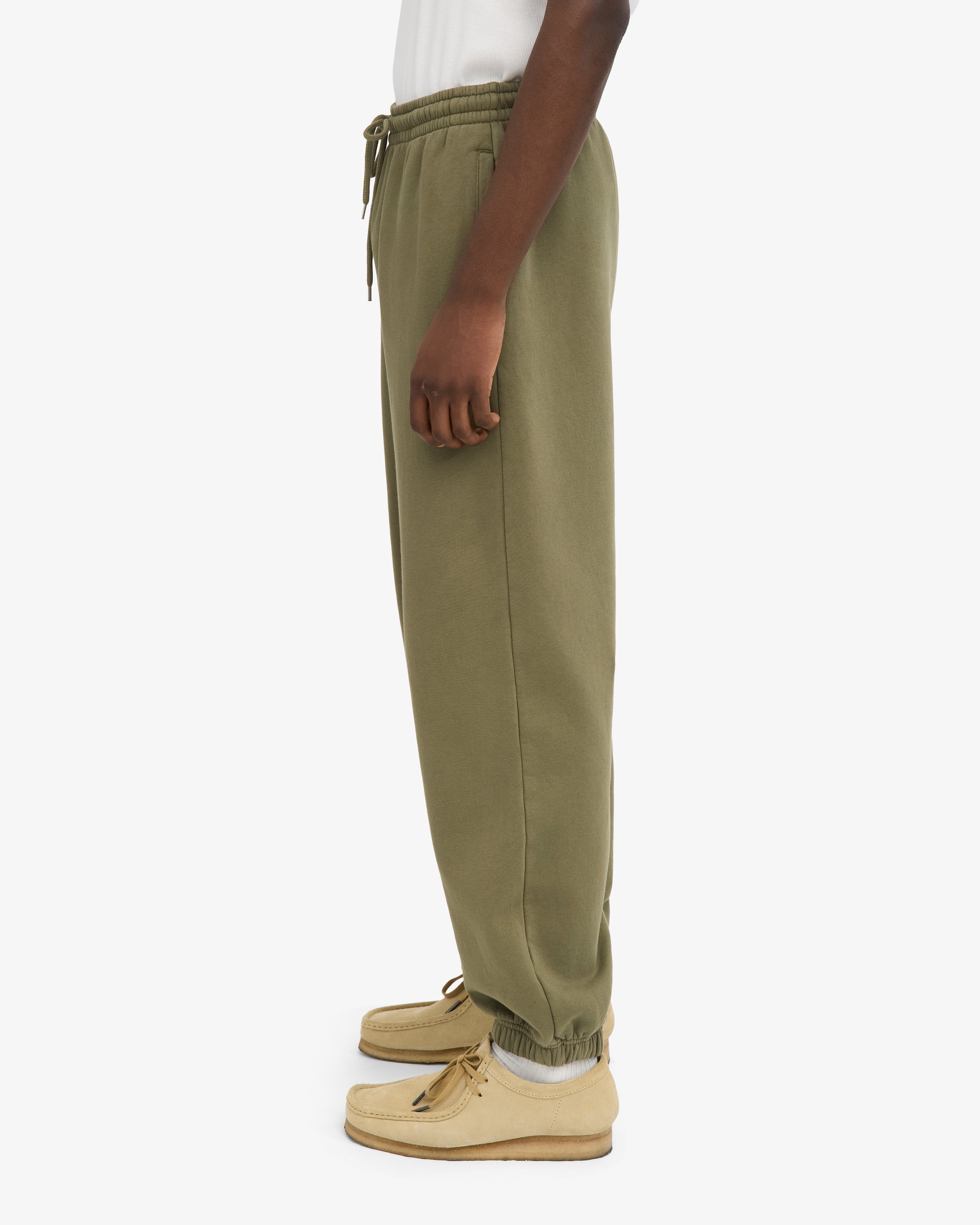 Organic Relaxed Sweatpants - Dusty Olive