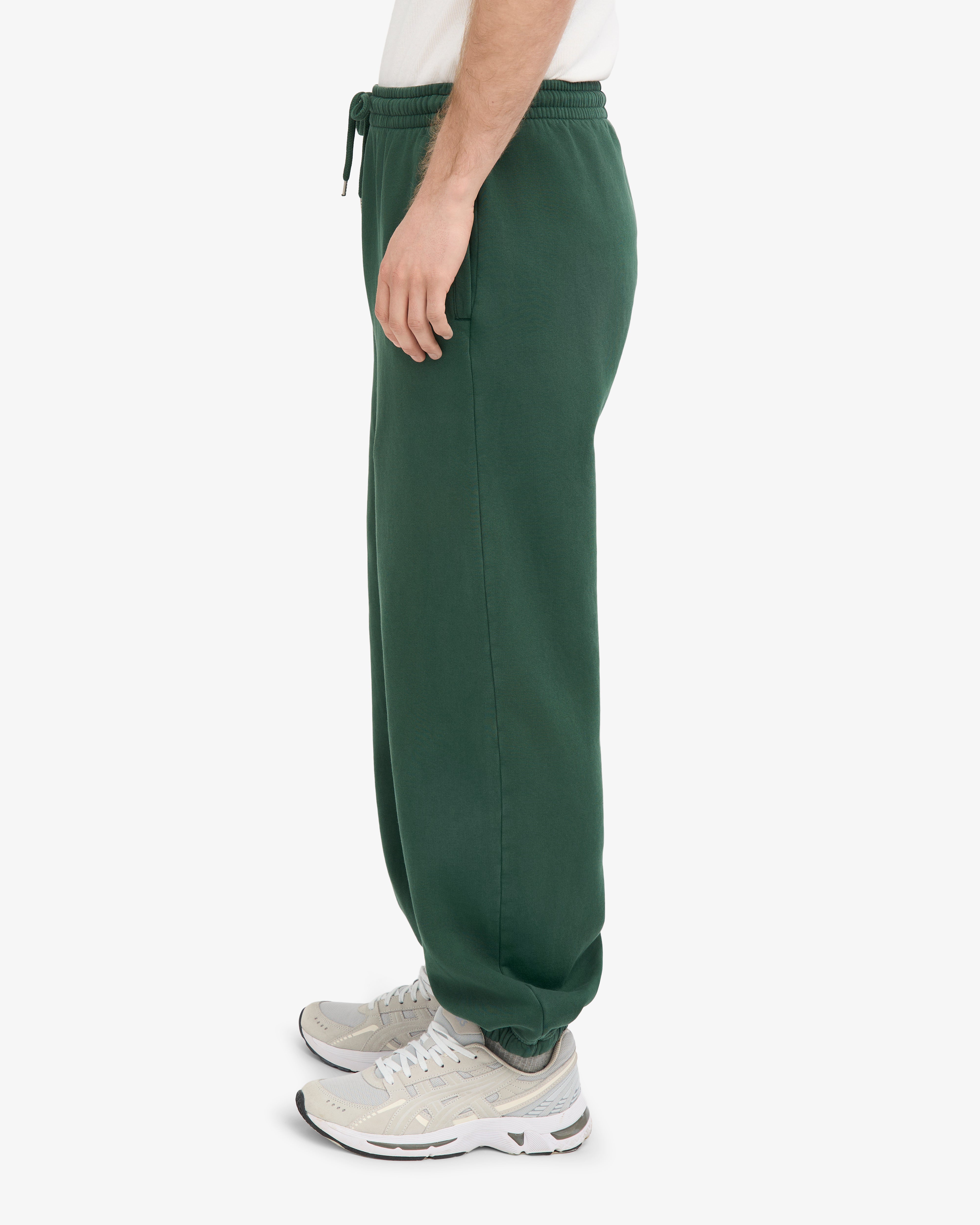 Organic Relaxed Sweatpants - Emerald Green