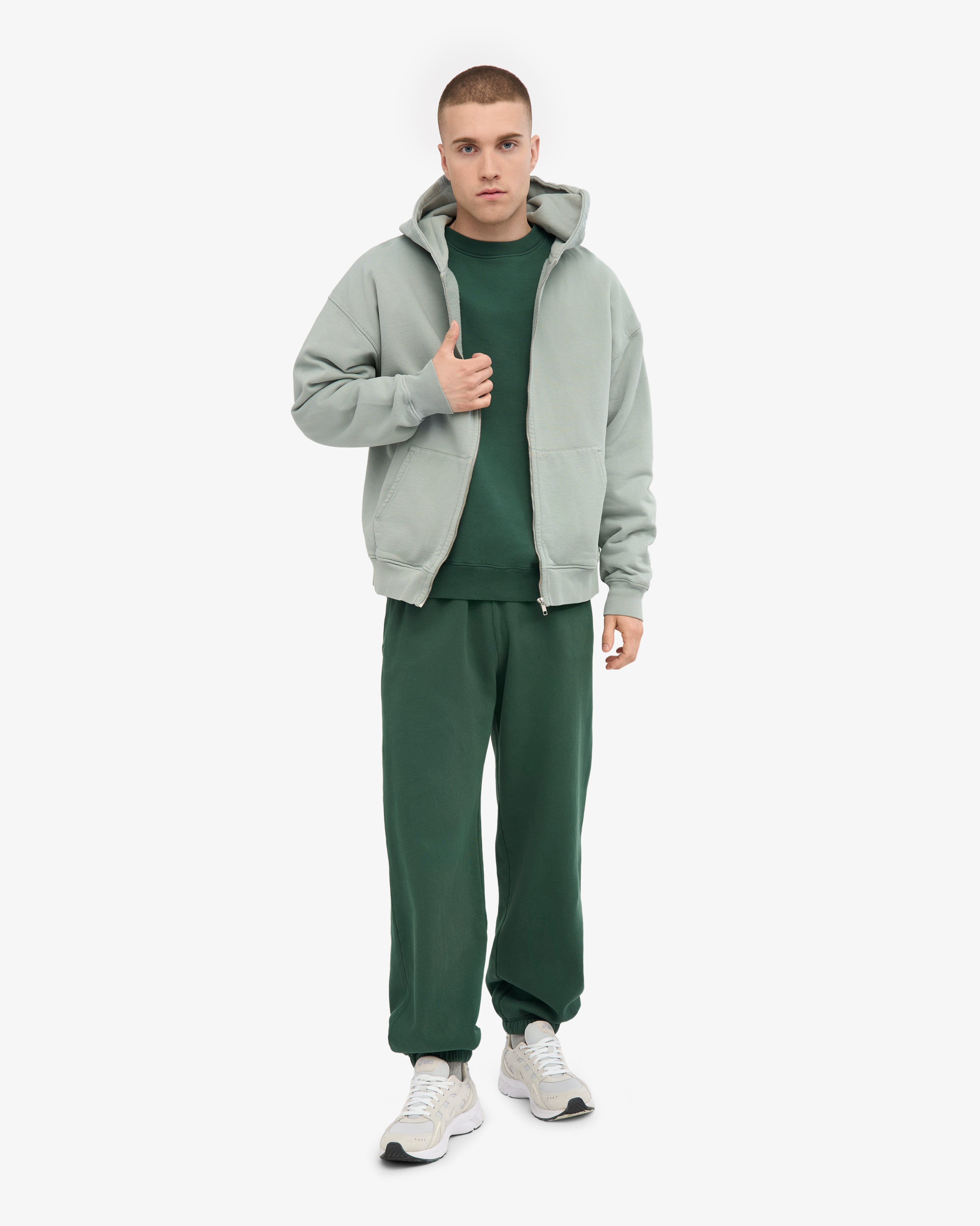 Organic Relaxed Sweatpants - Emerald Green