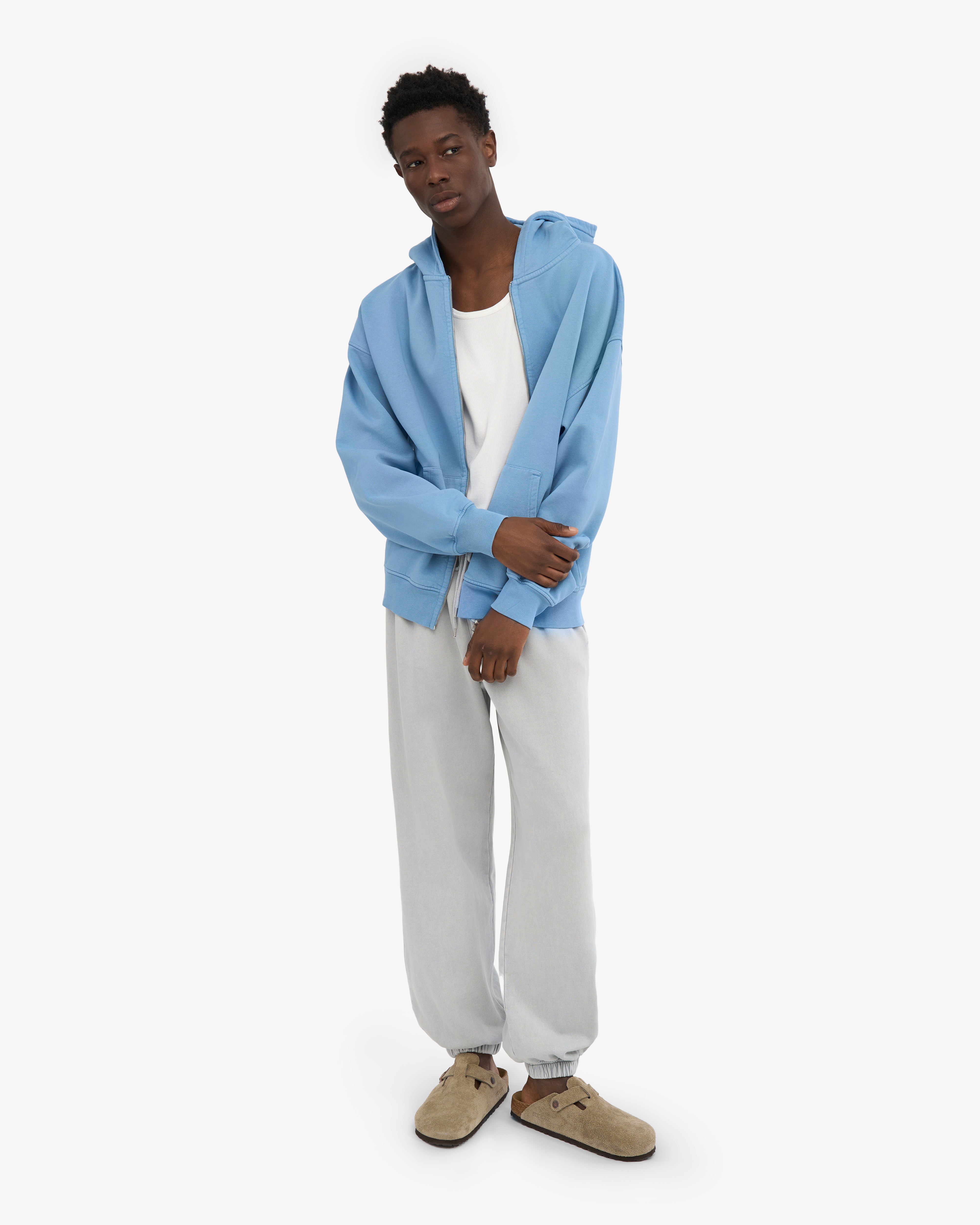 Organic Relaxed Sweatpants - Faded Grey