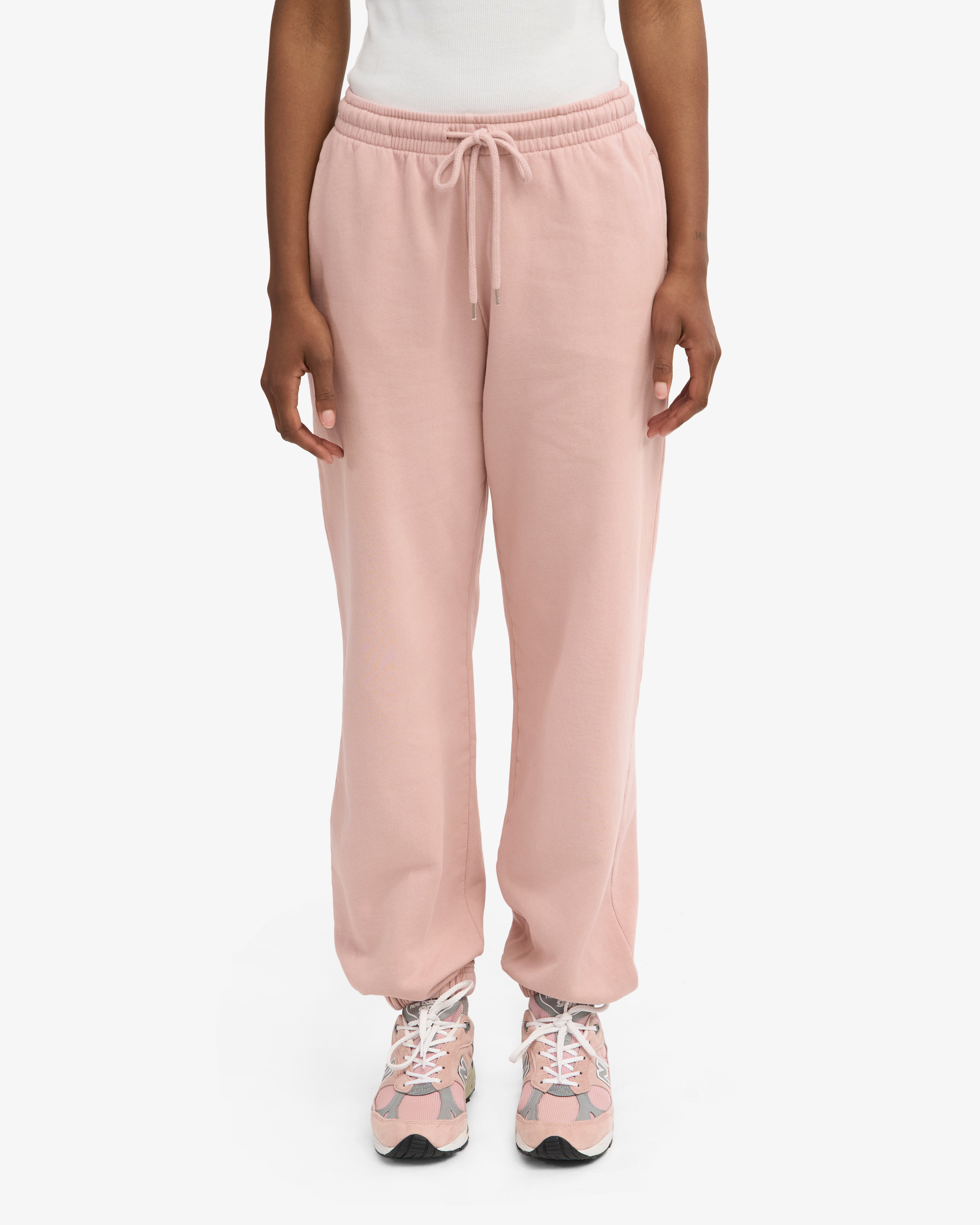 Organic Relaxed Sweatpants - Faded Pink