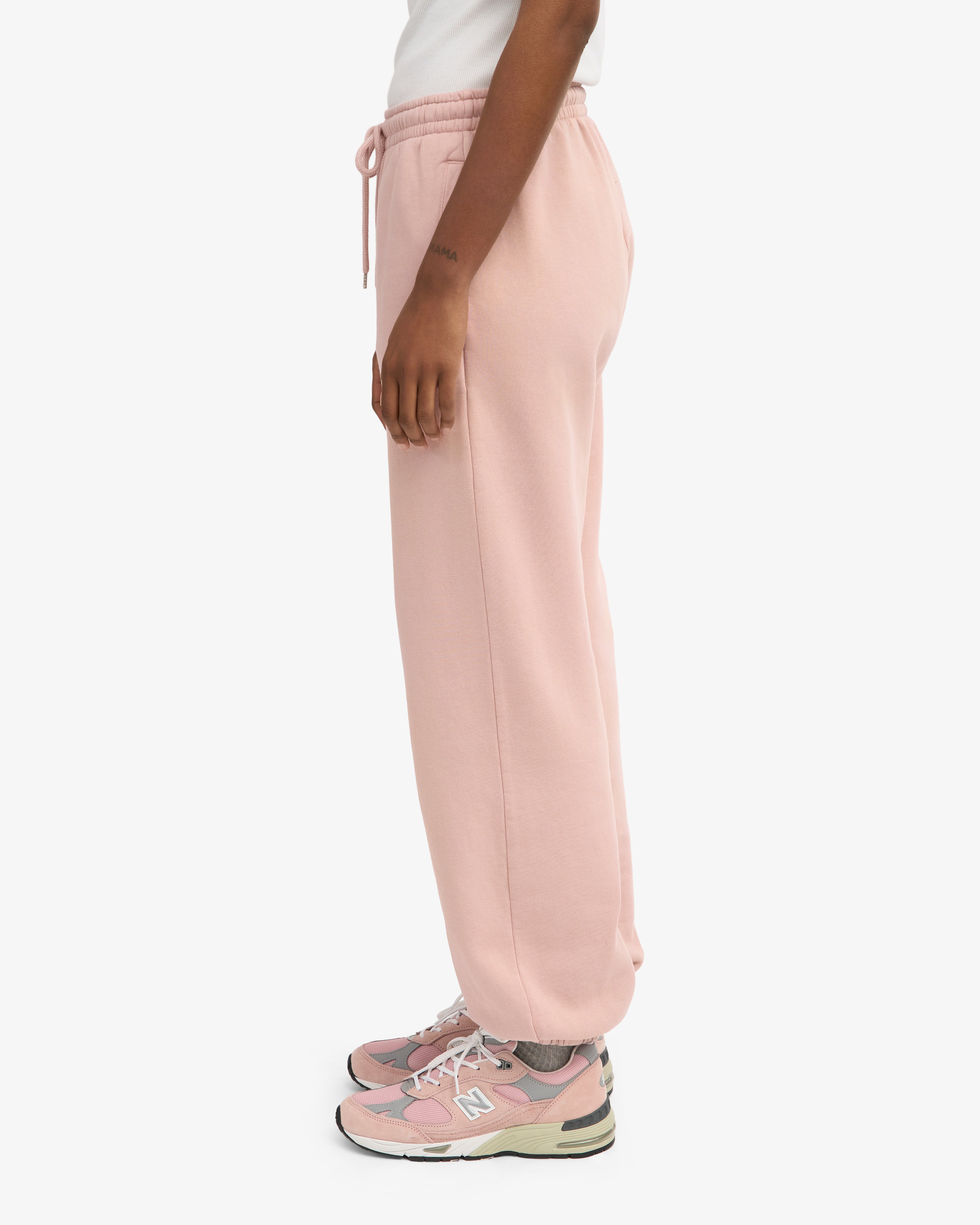 Organic Relaxed Sweatpants - Faded Pink