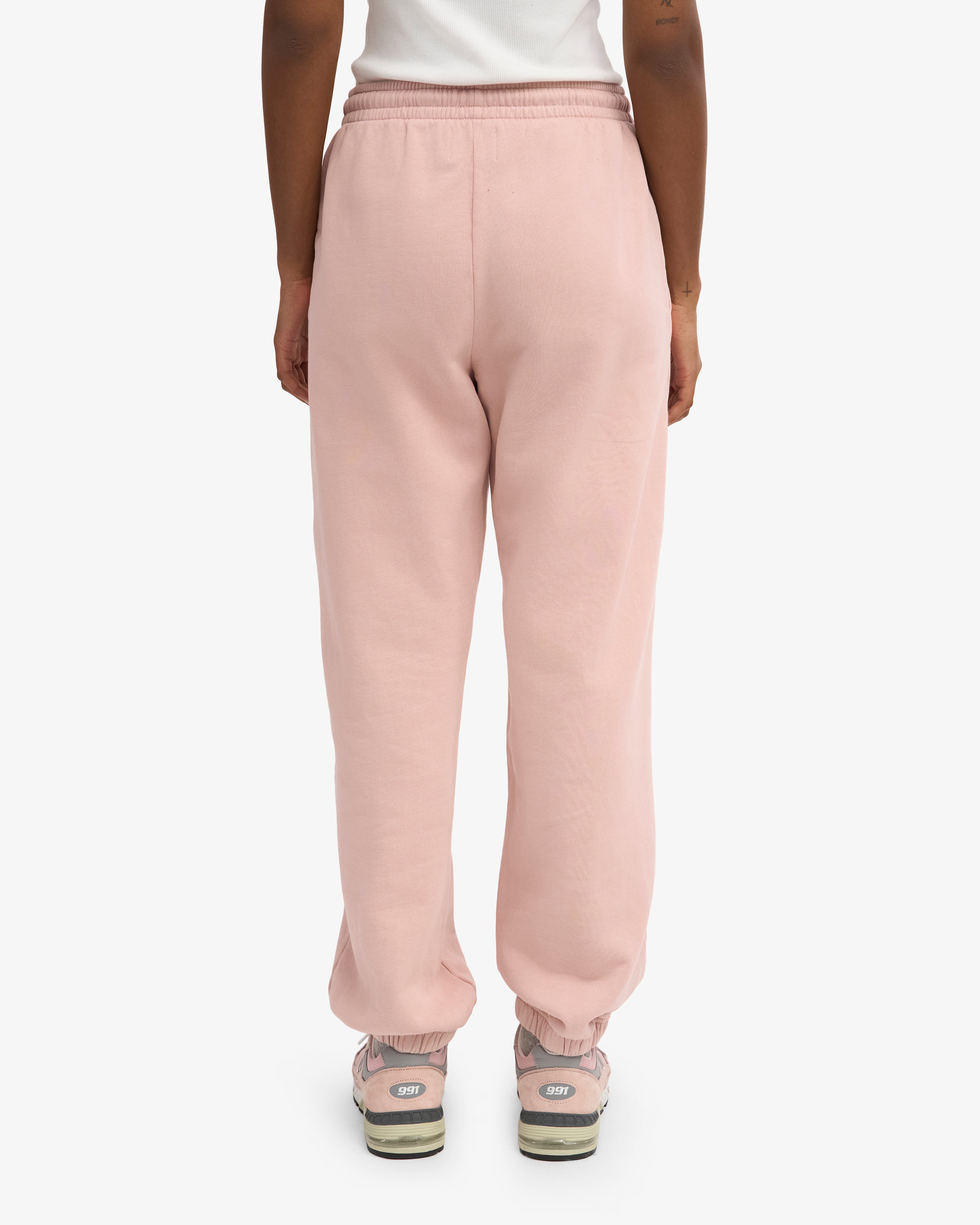 Organic Relaxed Sweatpants - Faded Pink