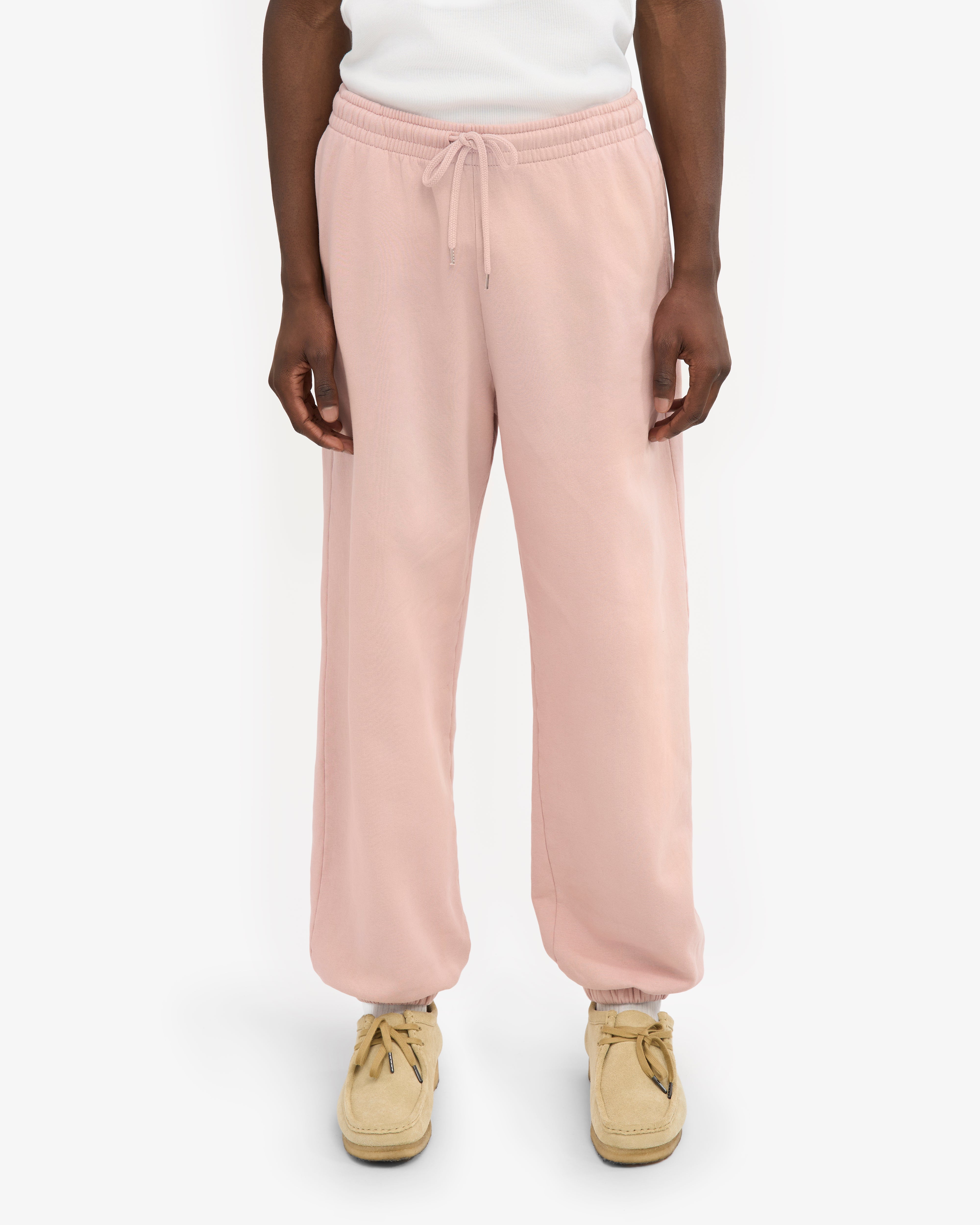 Organic Relaxed Sweatpants - Faded Pink