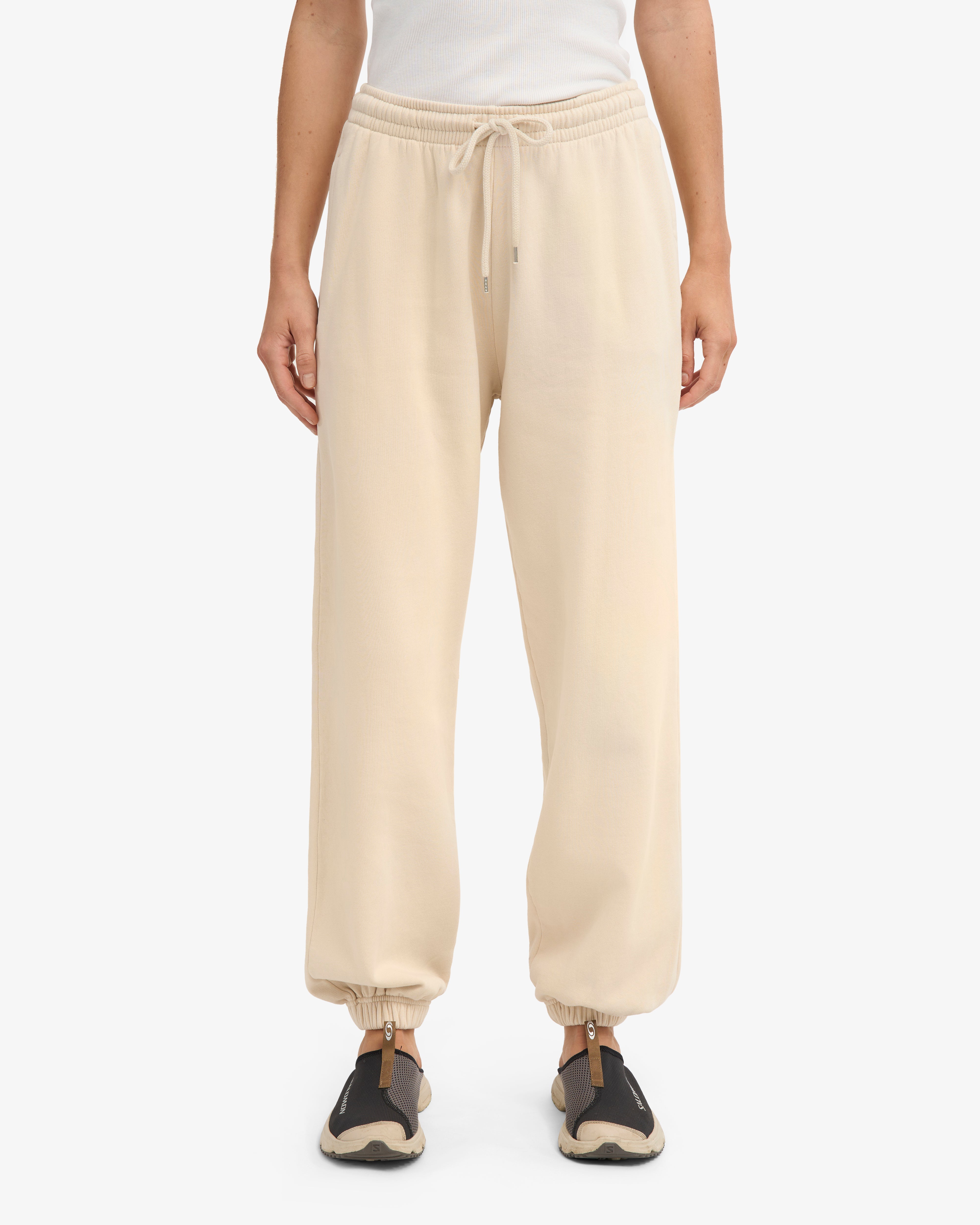 Organic Relaxed Sweatpants - Ivory White