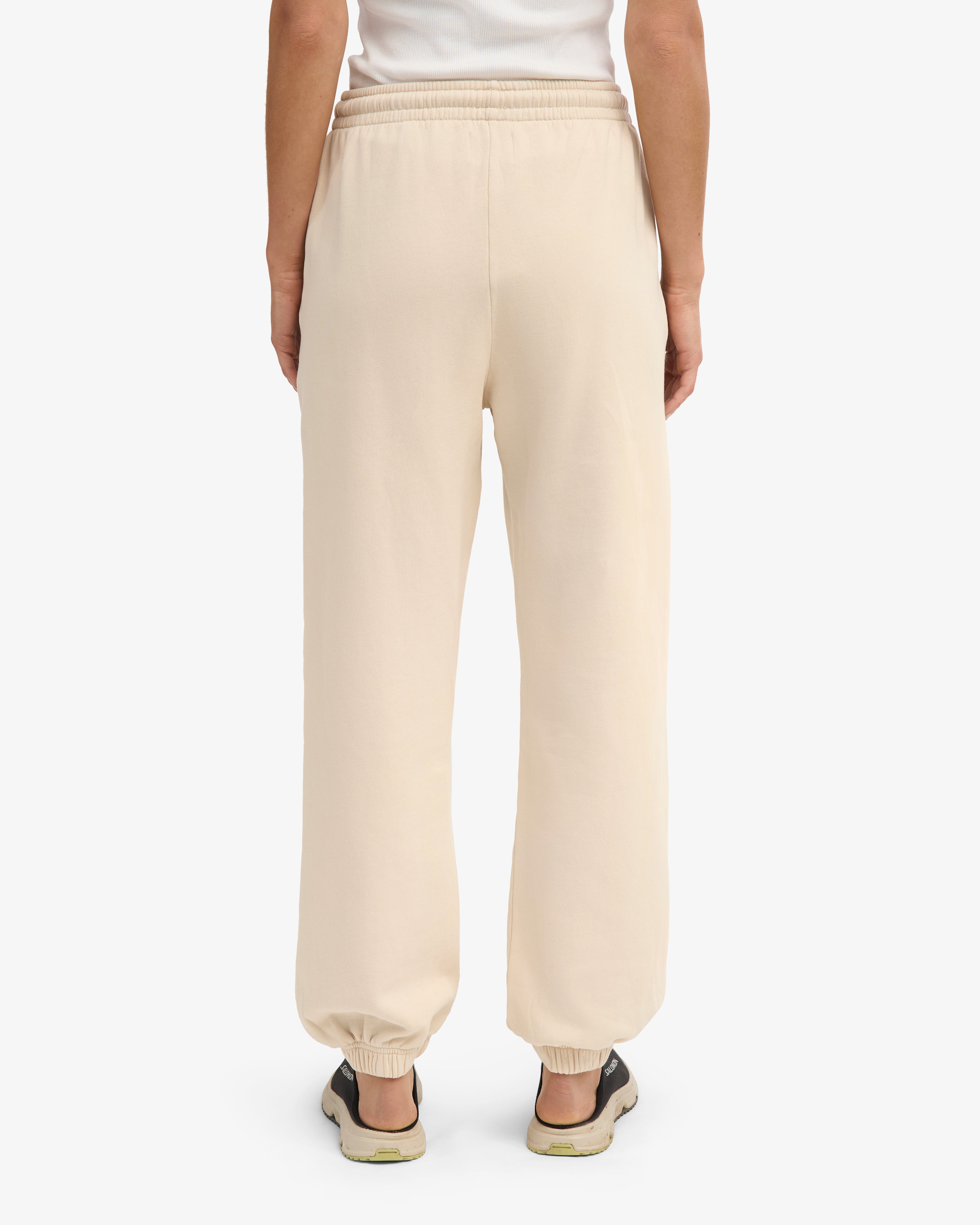 Organic Relaxed Sweatpants - Ivory White