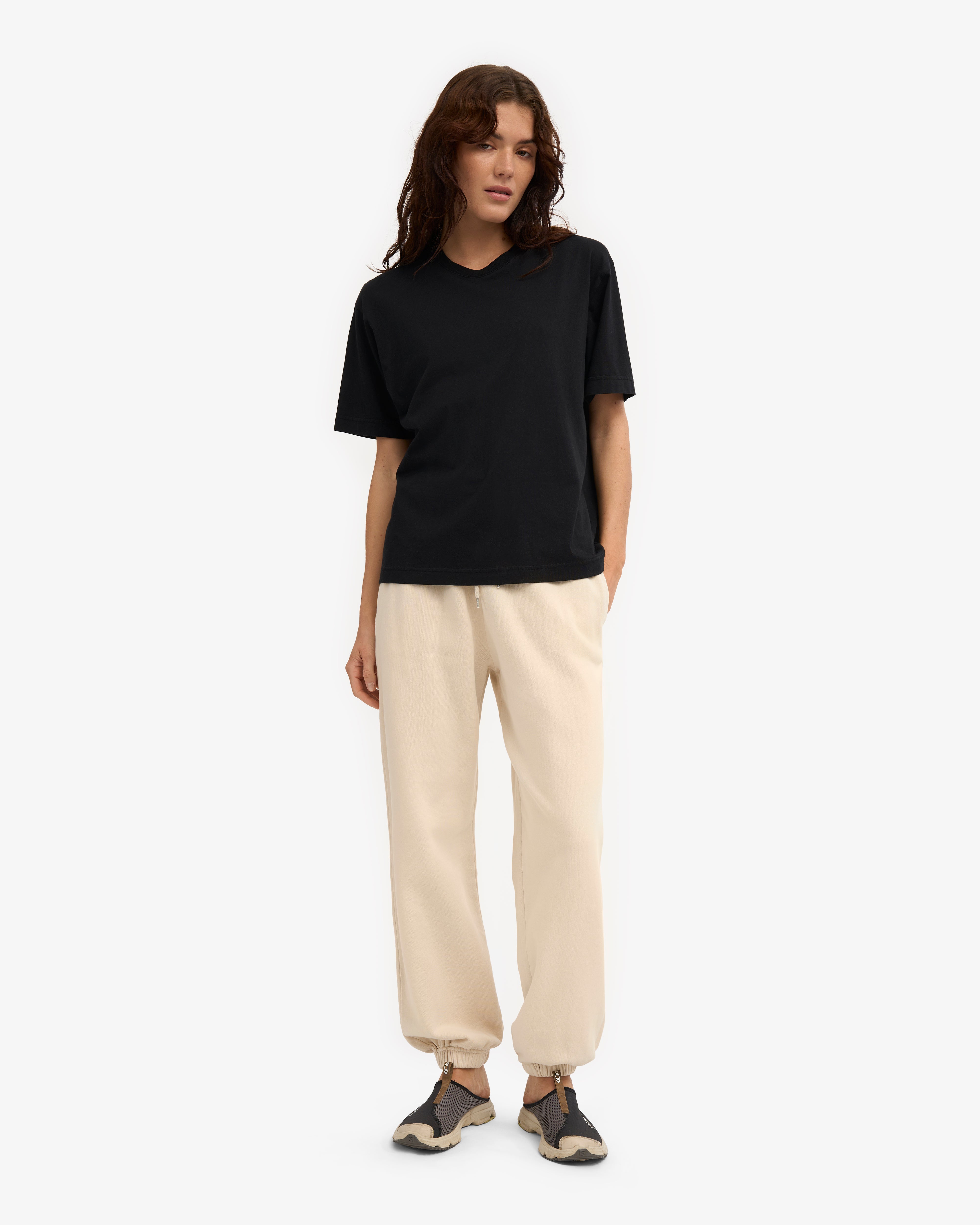 Organic Relaxed Sweatpants - Ivory White