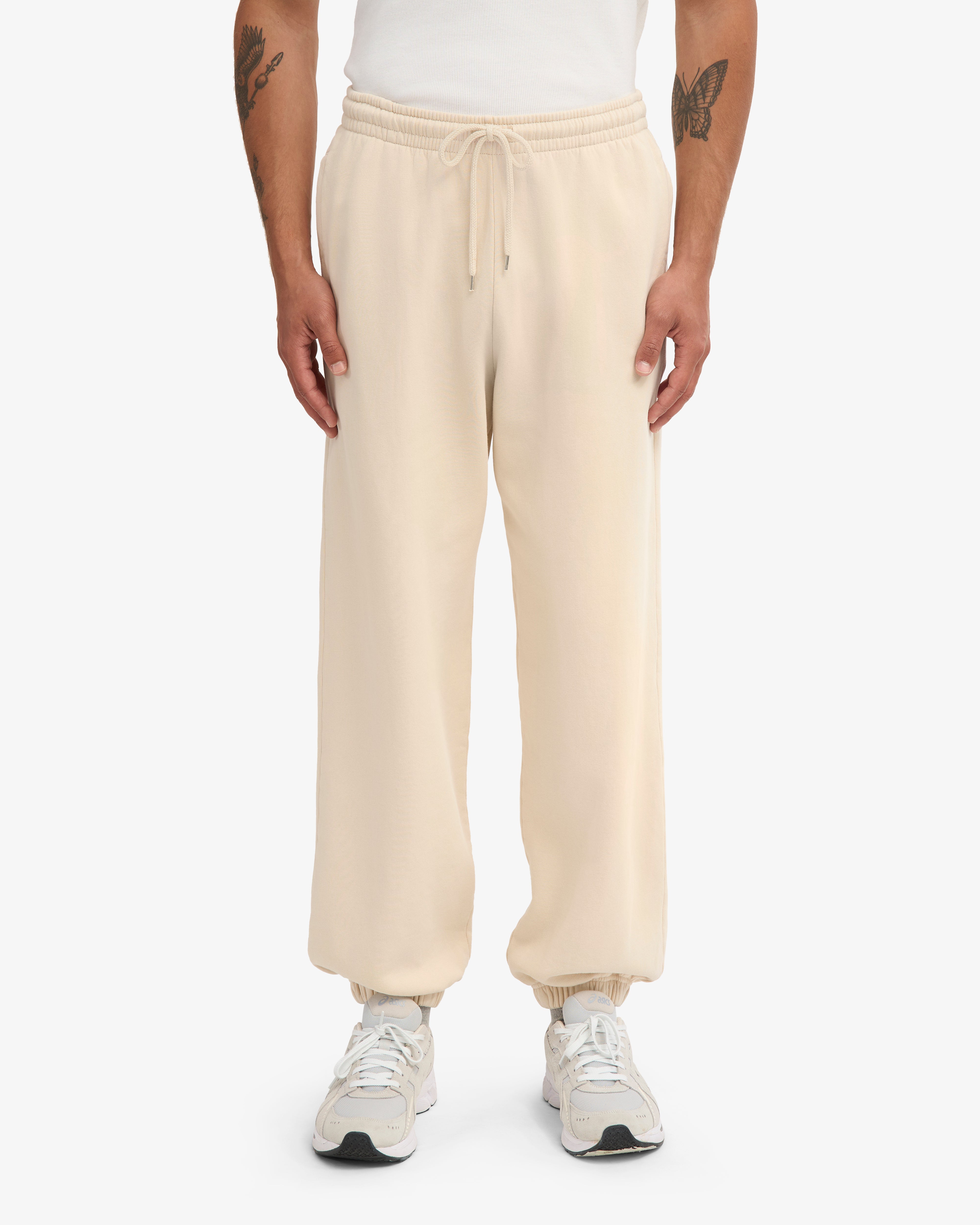 Organic Relaxed Sweatpants - Ivory White