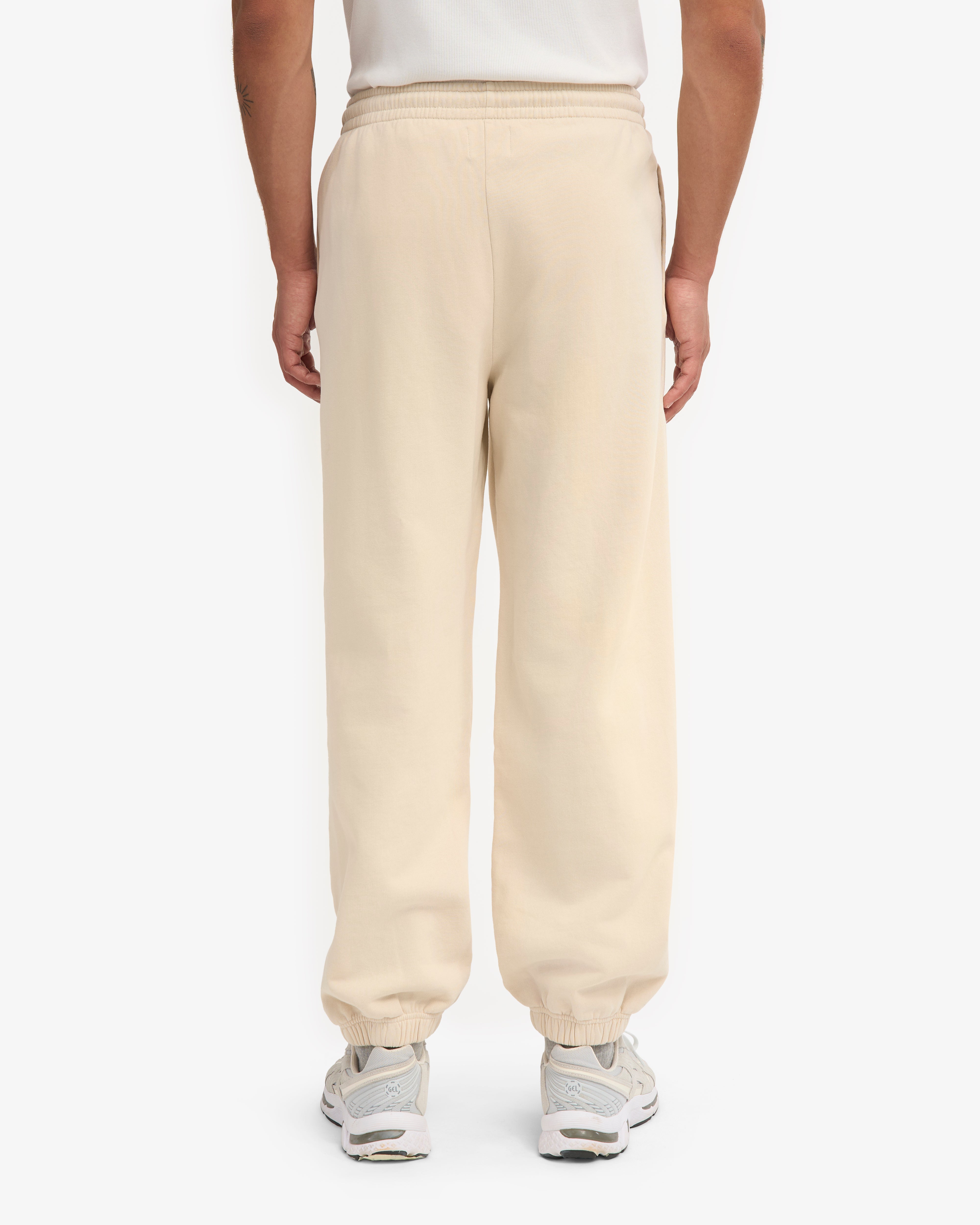 Organic Relaxed Sweatpants - Ivory White