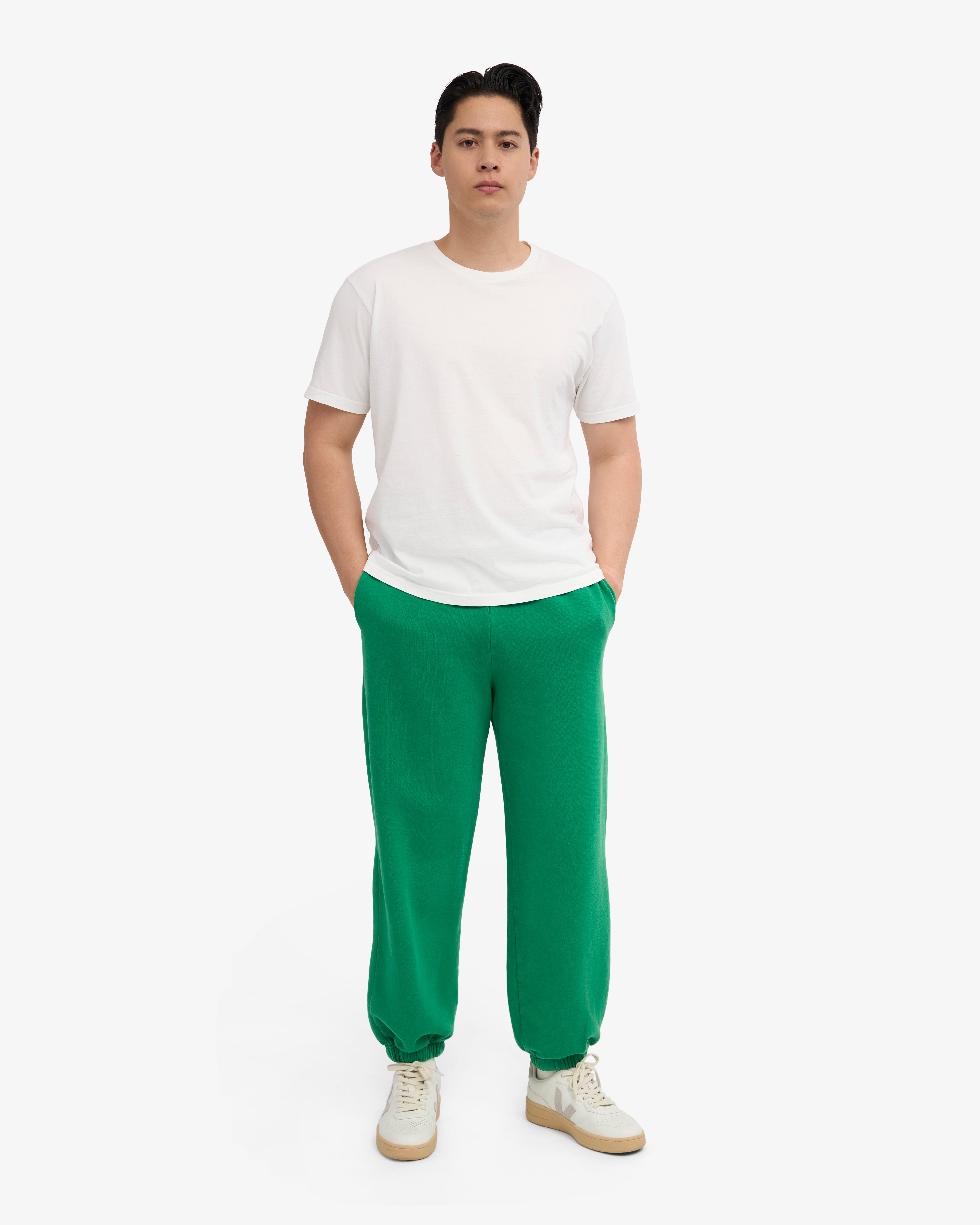 Organic Relaxed Sweatpants - Kelly Green