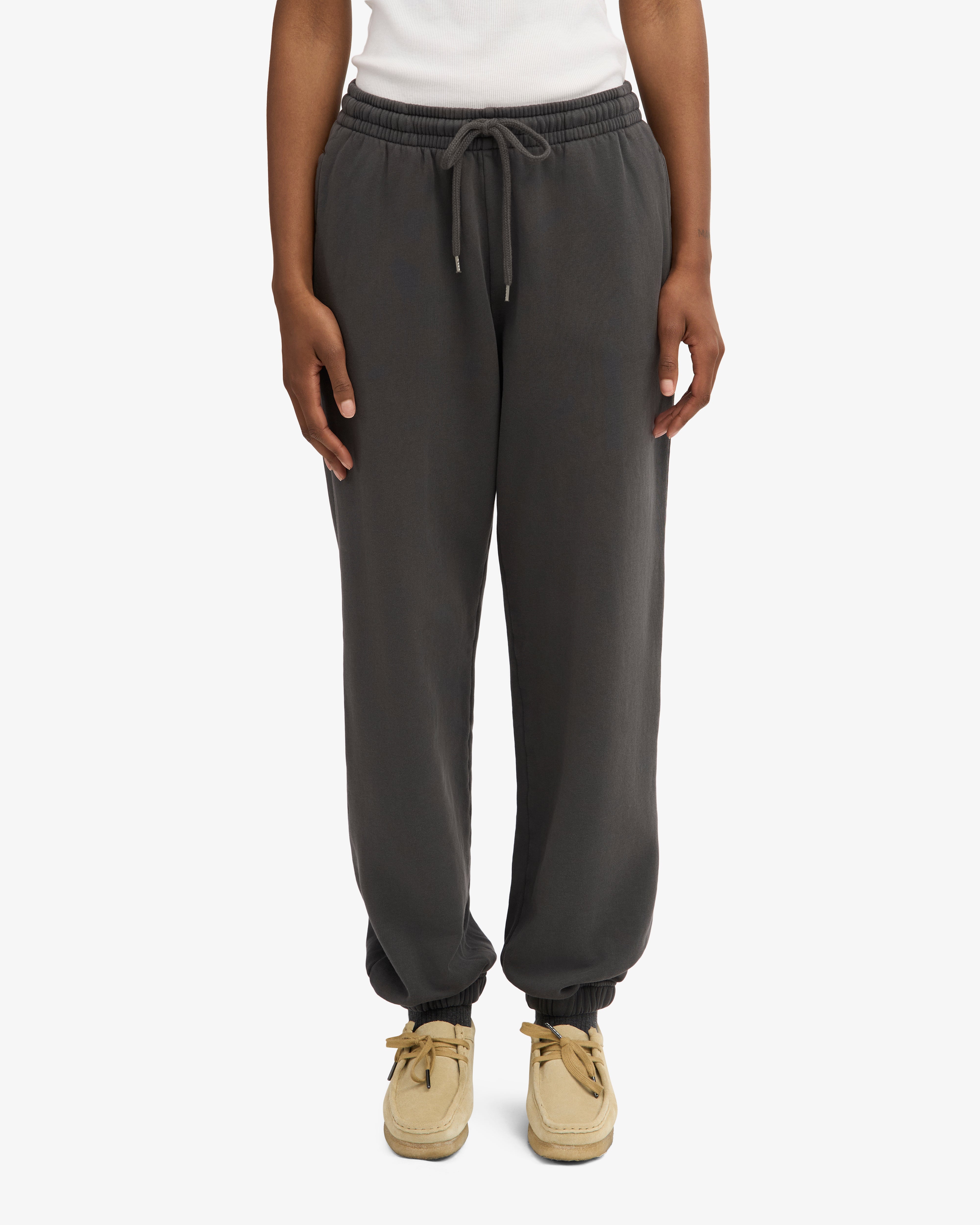 Organic Relaxed Sweatpants - Lava Grey