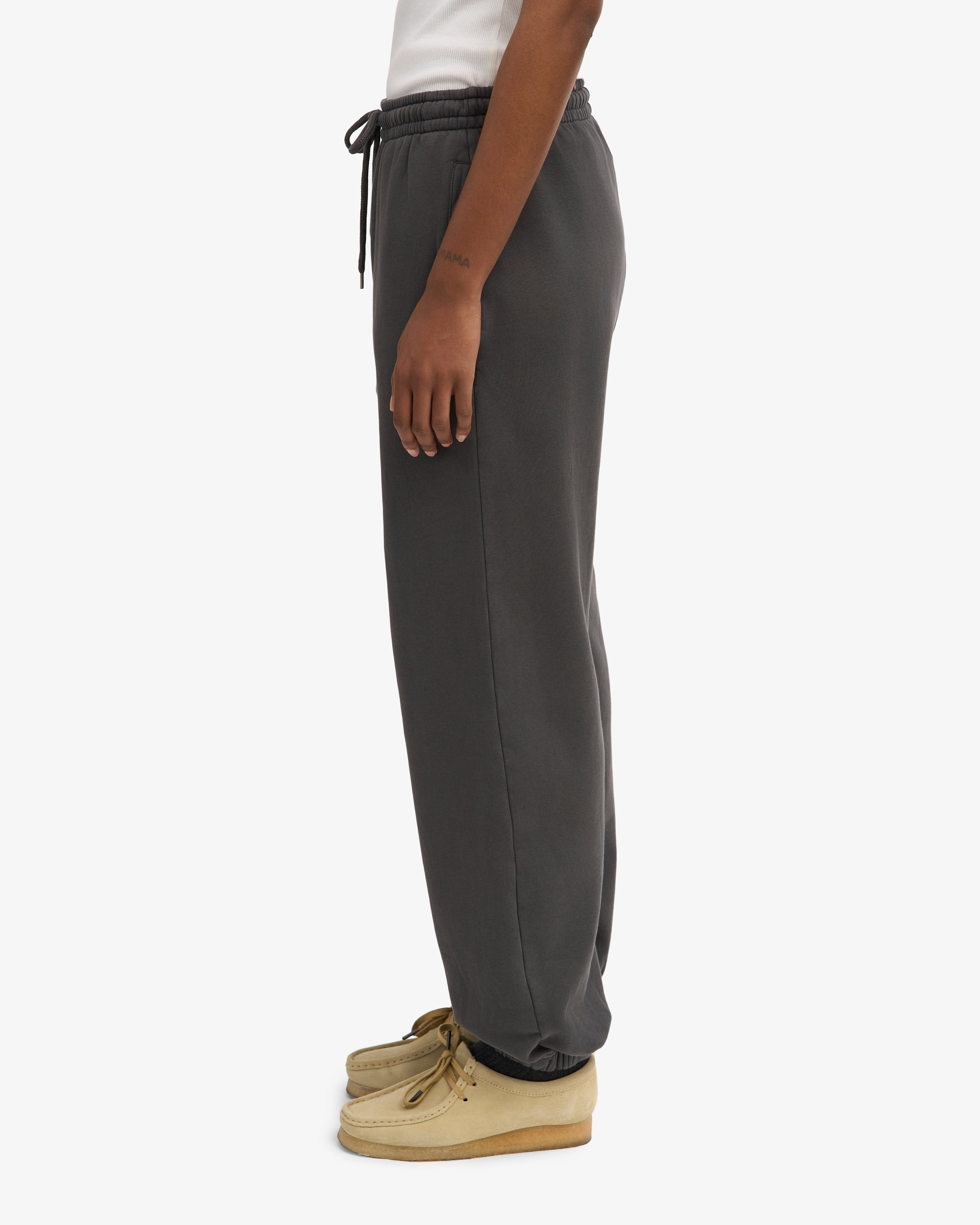 Organic Relaxed Sweatpants - Lava Grey