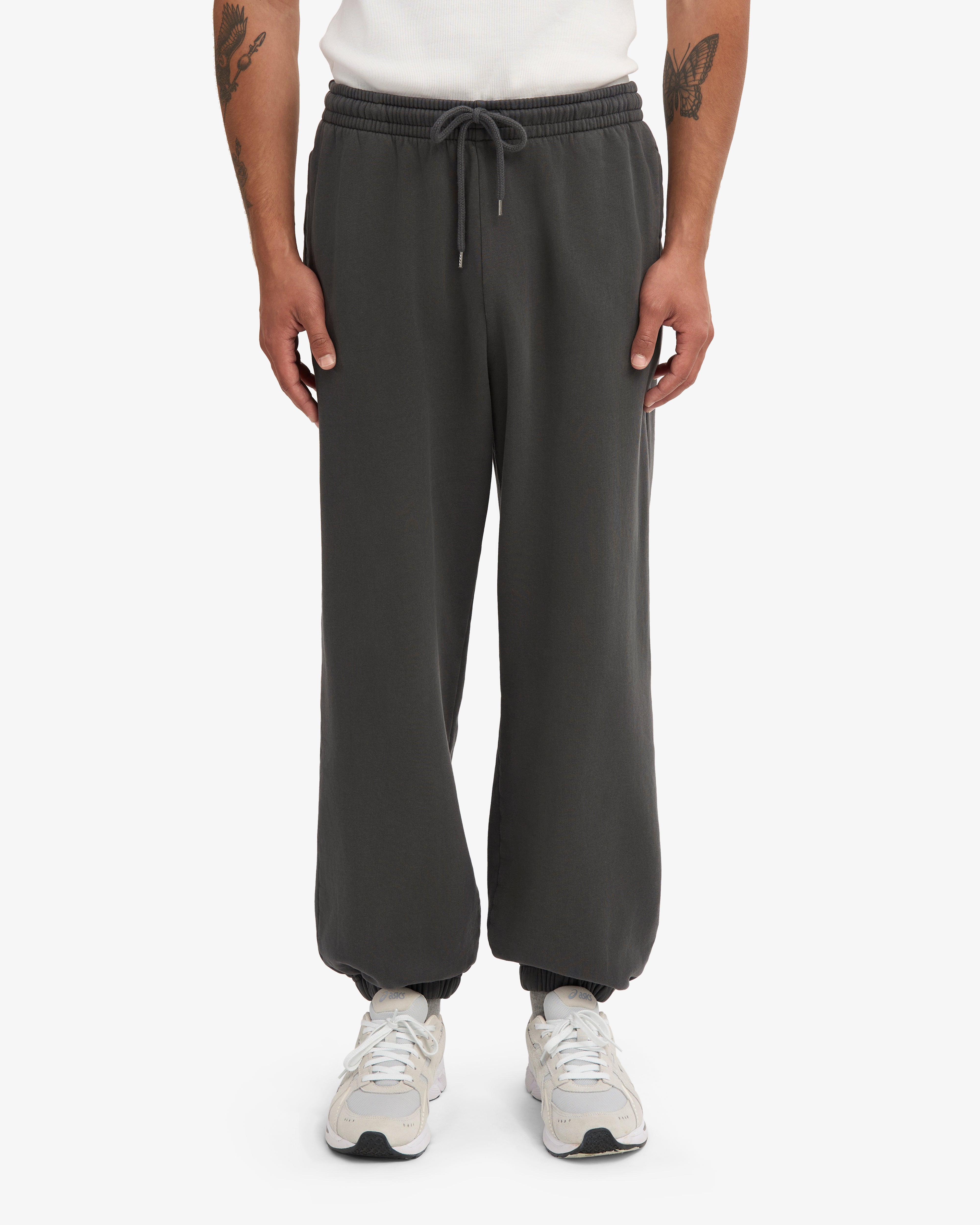 Organic Relaxed Sweatpants - Lava Grey