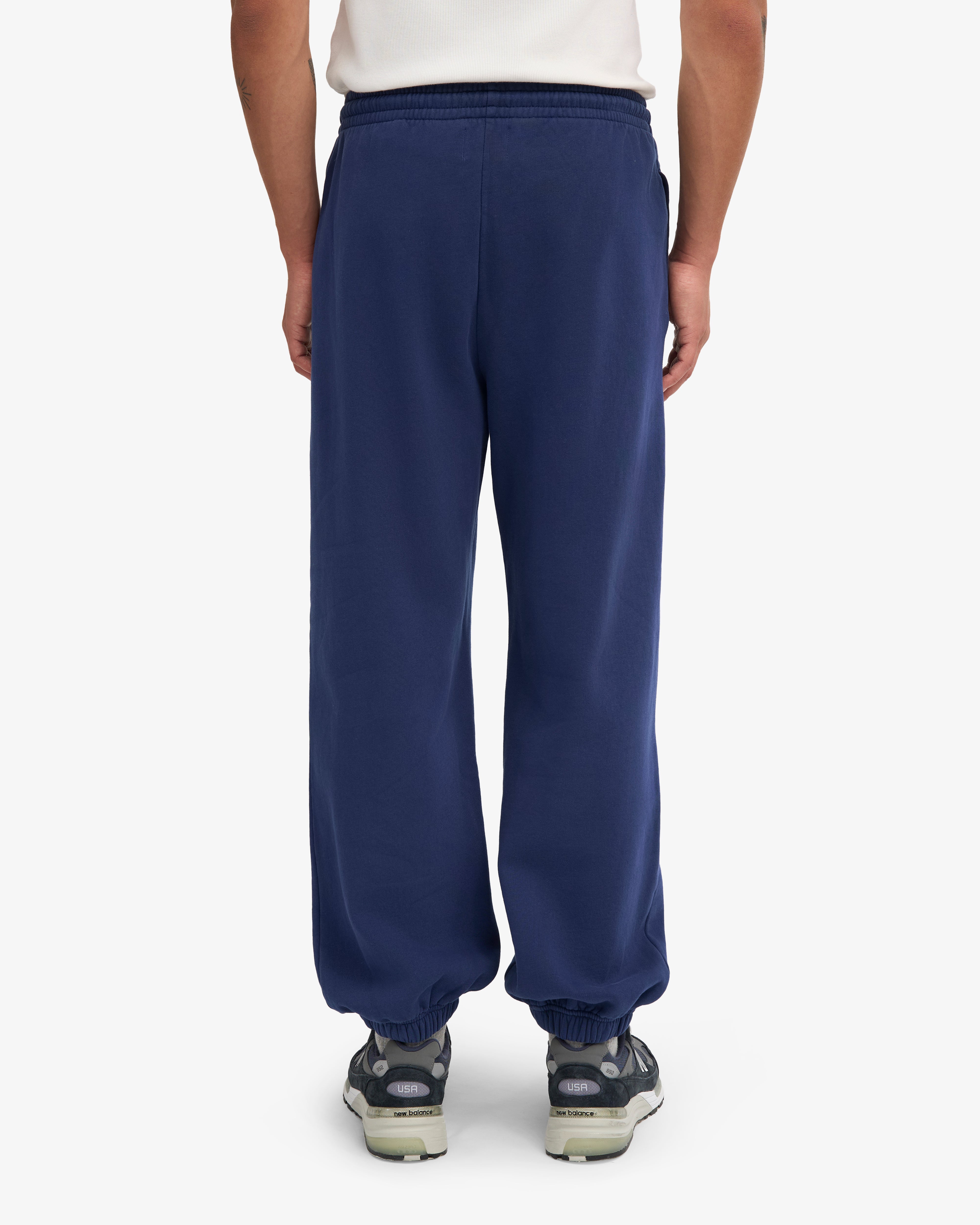 Organic Relaxed Sweatpants - Marine Blue