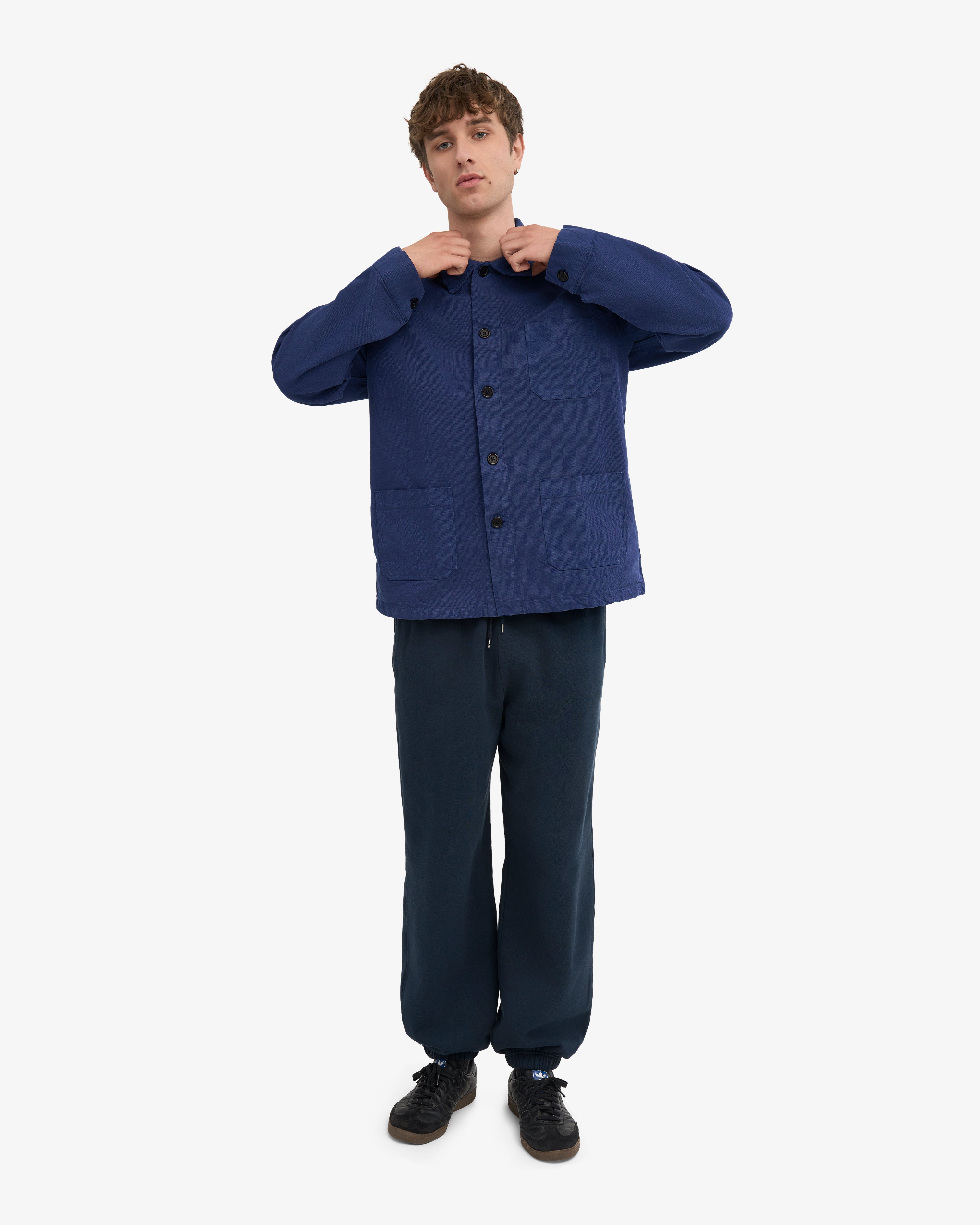 Organic Relaxed Sweatpants - Navy Blue