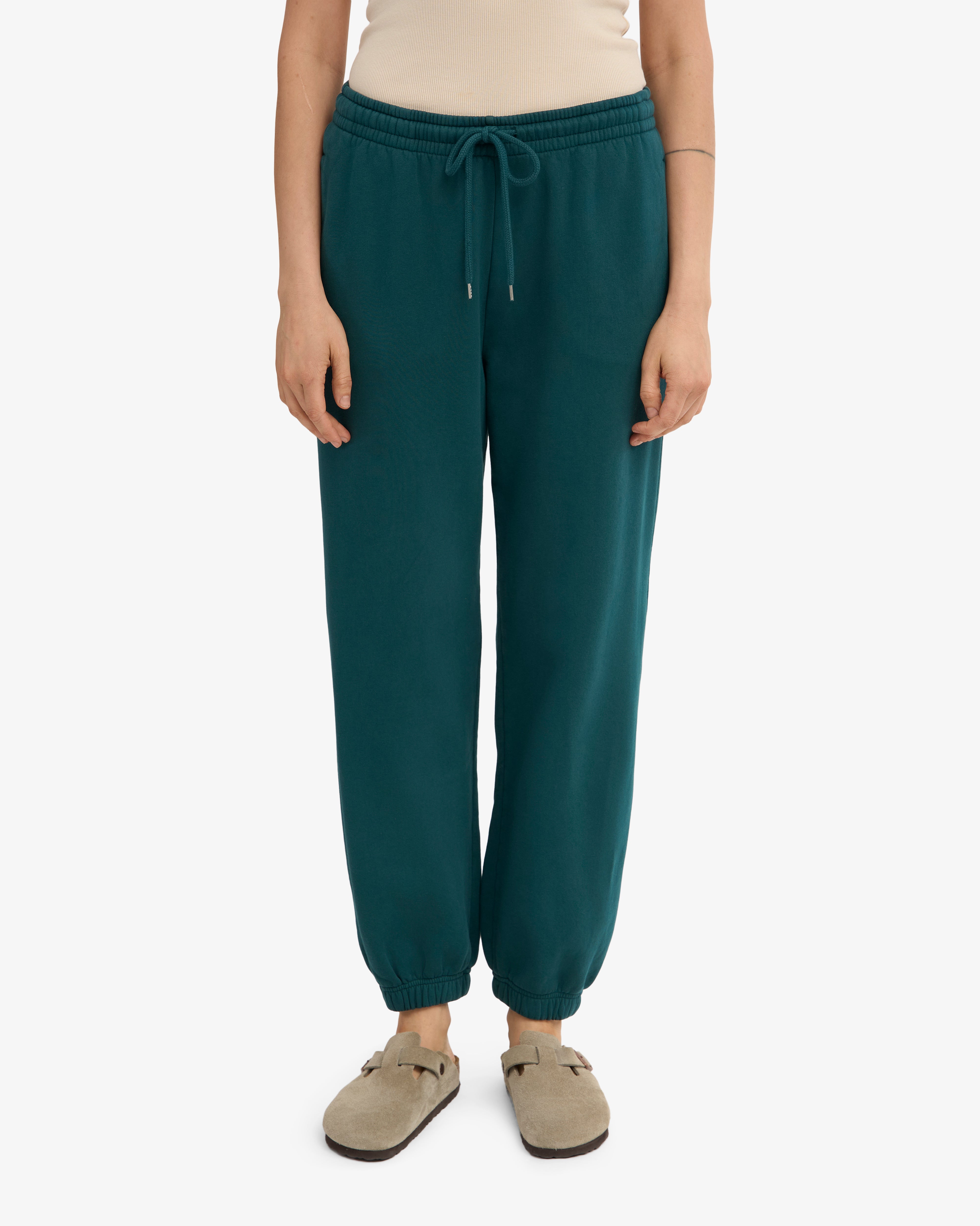 Organic Relaxed Sweatpants - Ocean Green