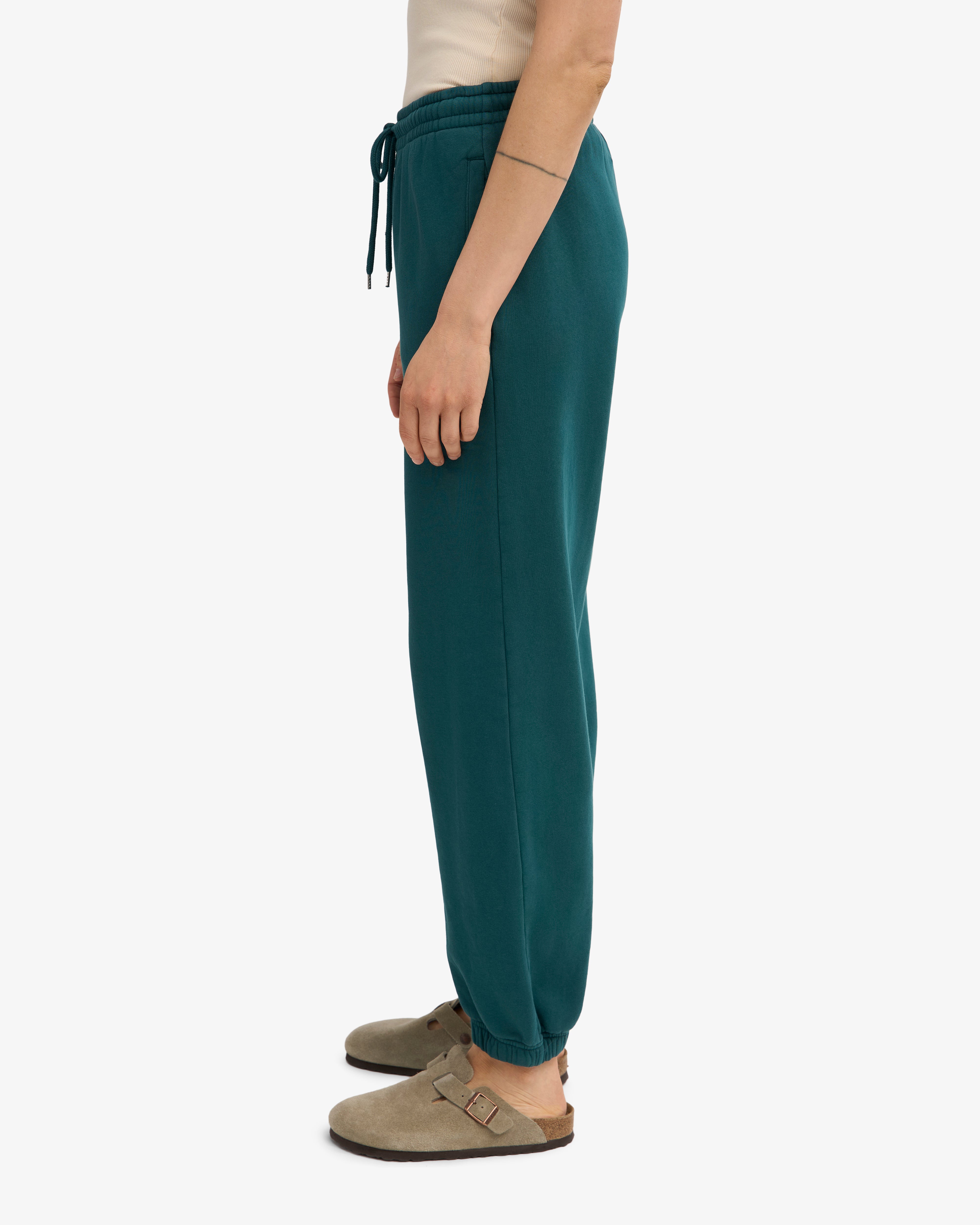 Organic Relaxed Sweatpants - Ocean Green