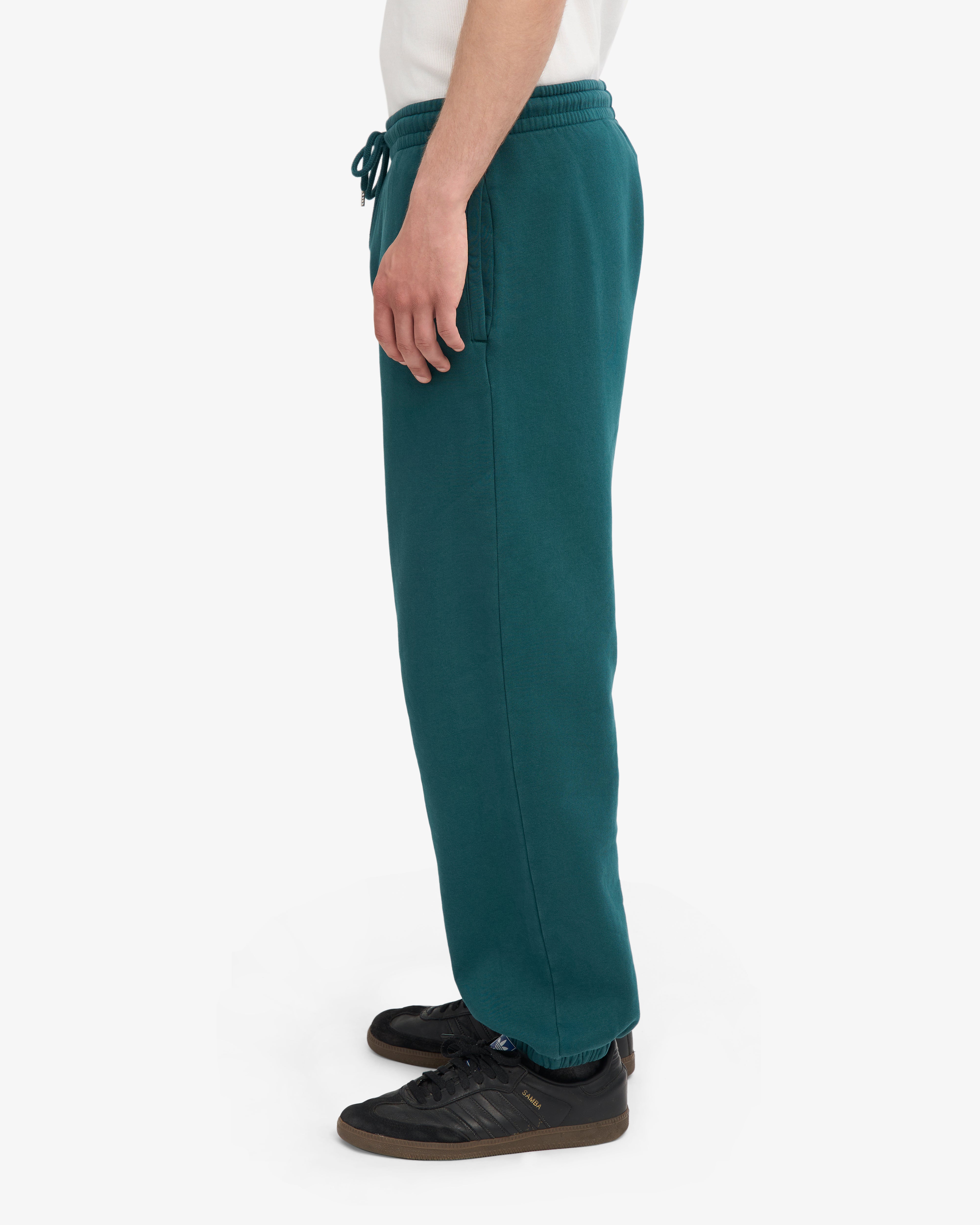 Organic Relaxed Sweatpants - Ocean Green