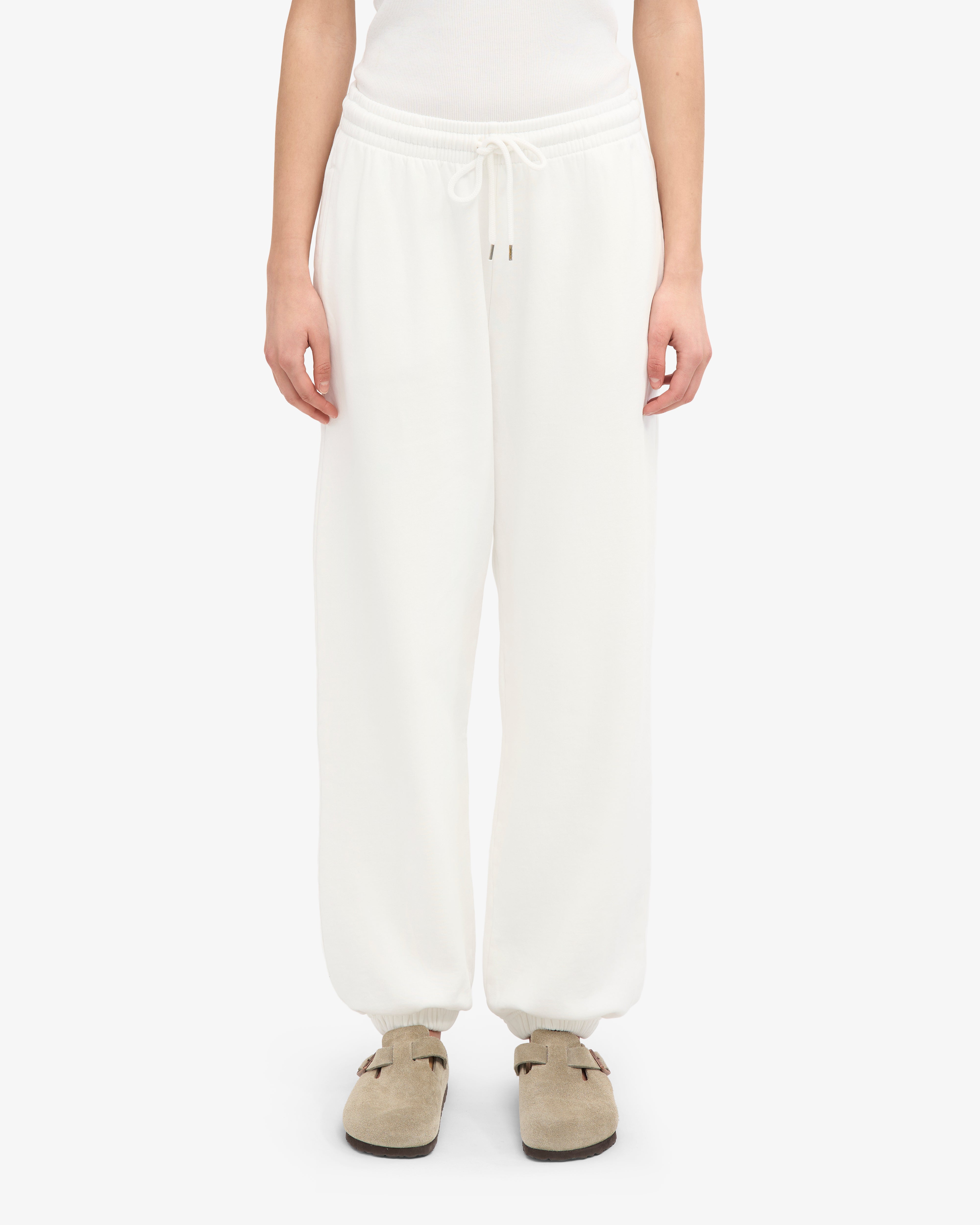 Organic Relaxed Sweatpants - Optical White