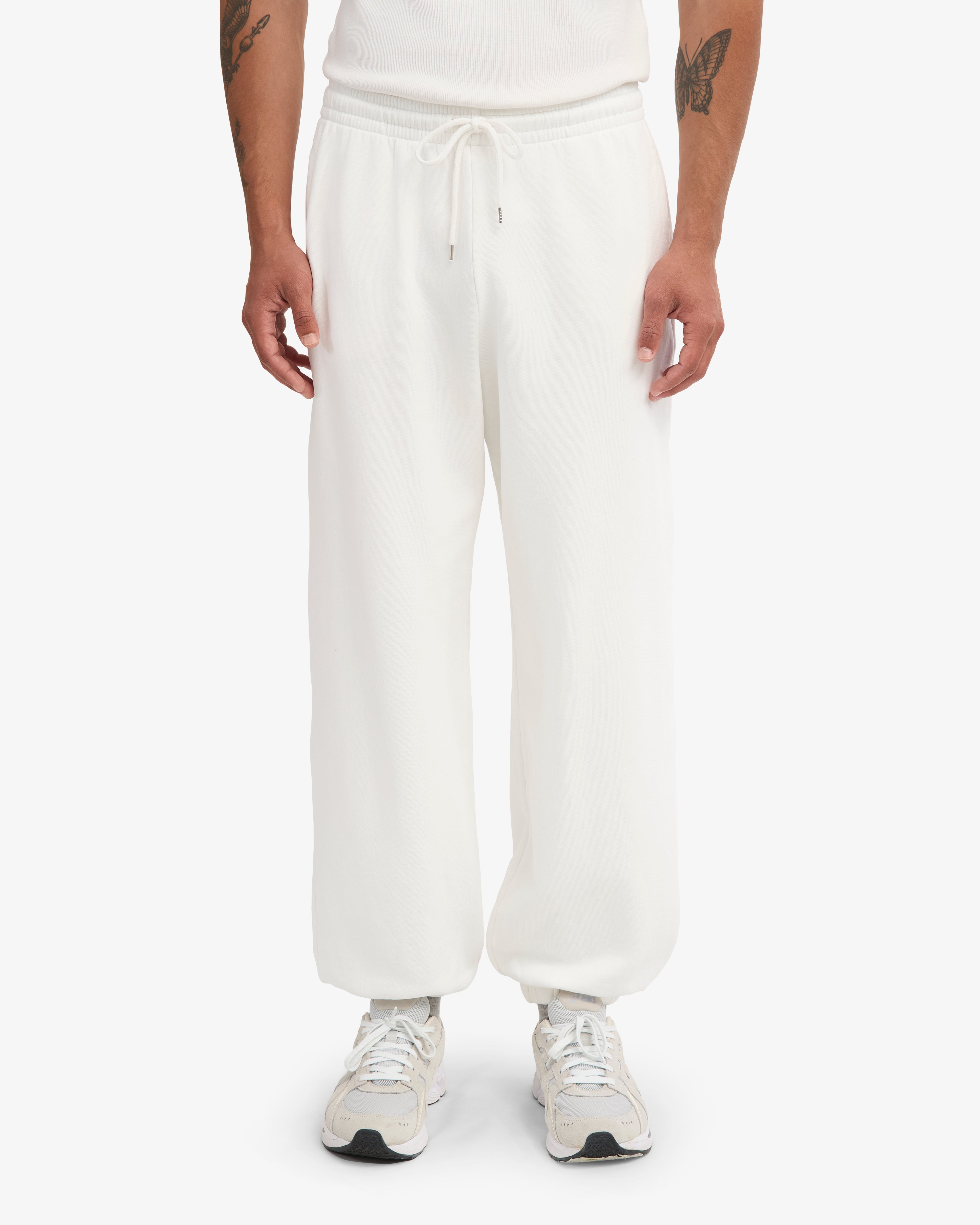 Organic Relaxed Sweatpants - Optical White