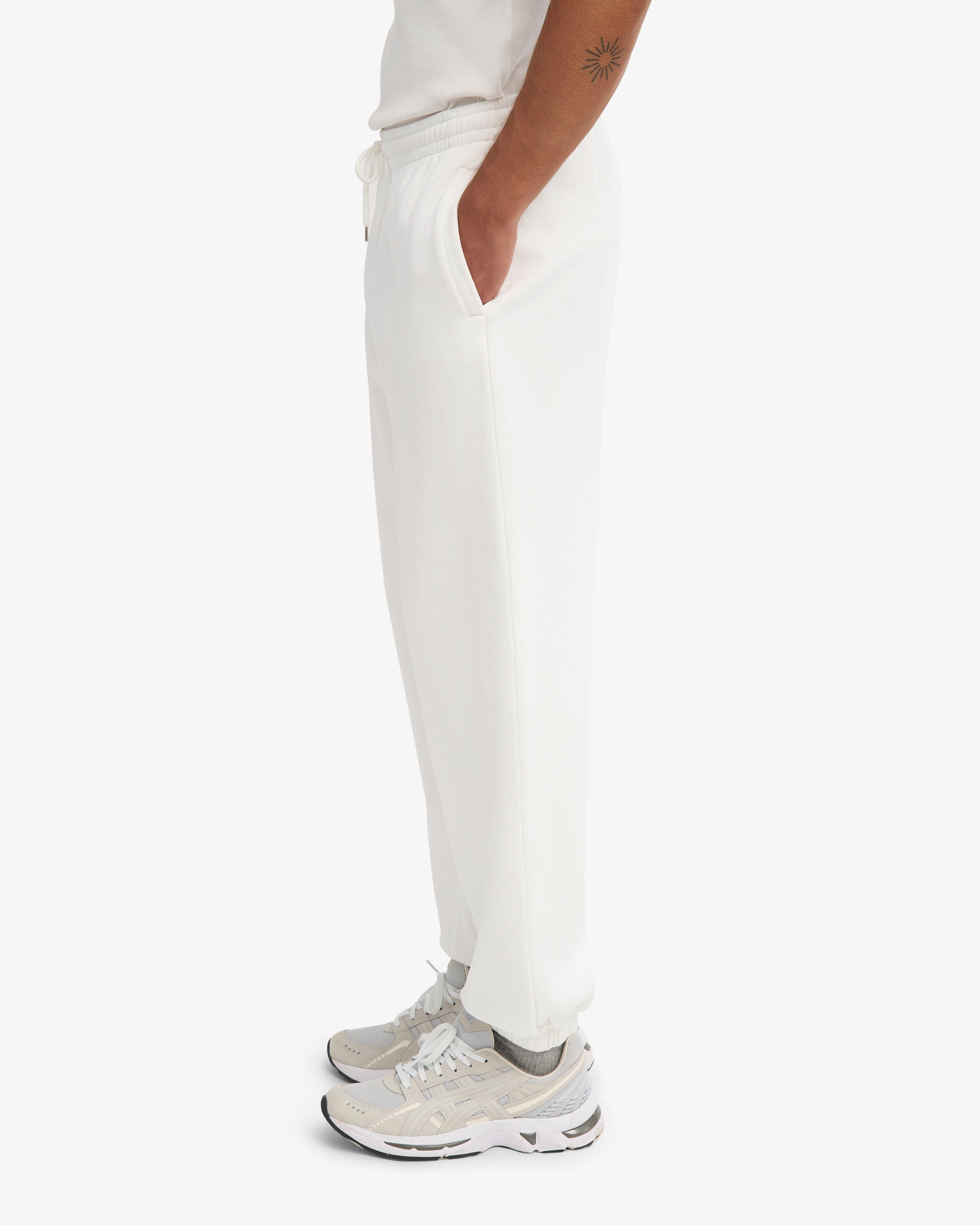 Organic Relaxed Sweatpants - Optical White