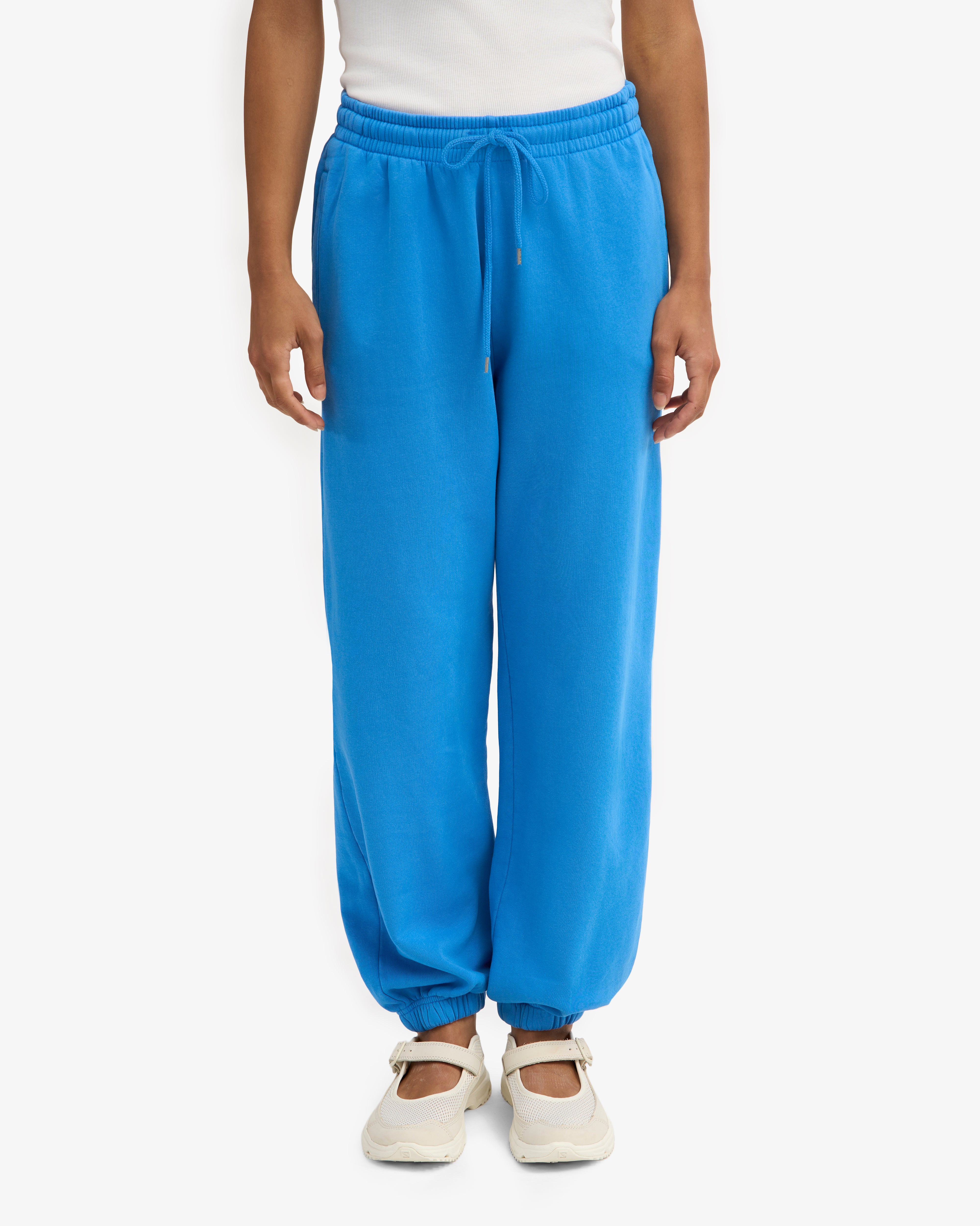 Organic Relaxed Sweatpants - Pacific Blue
