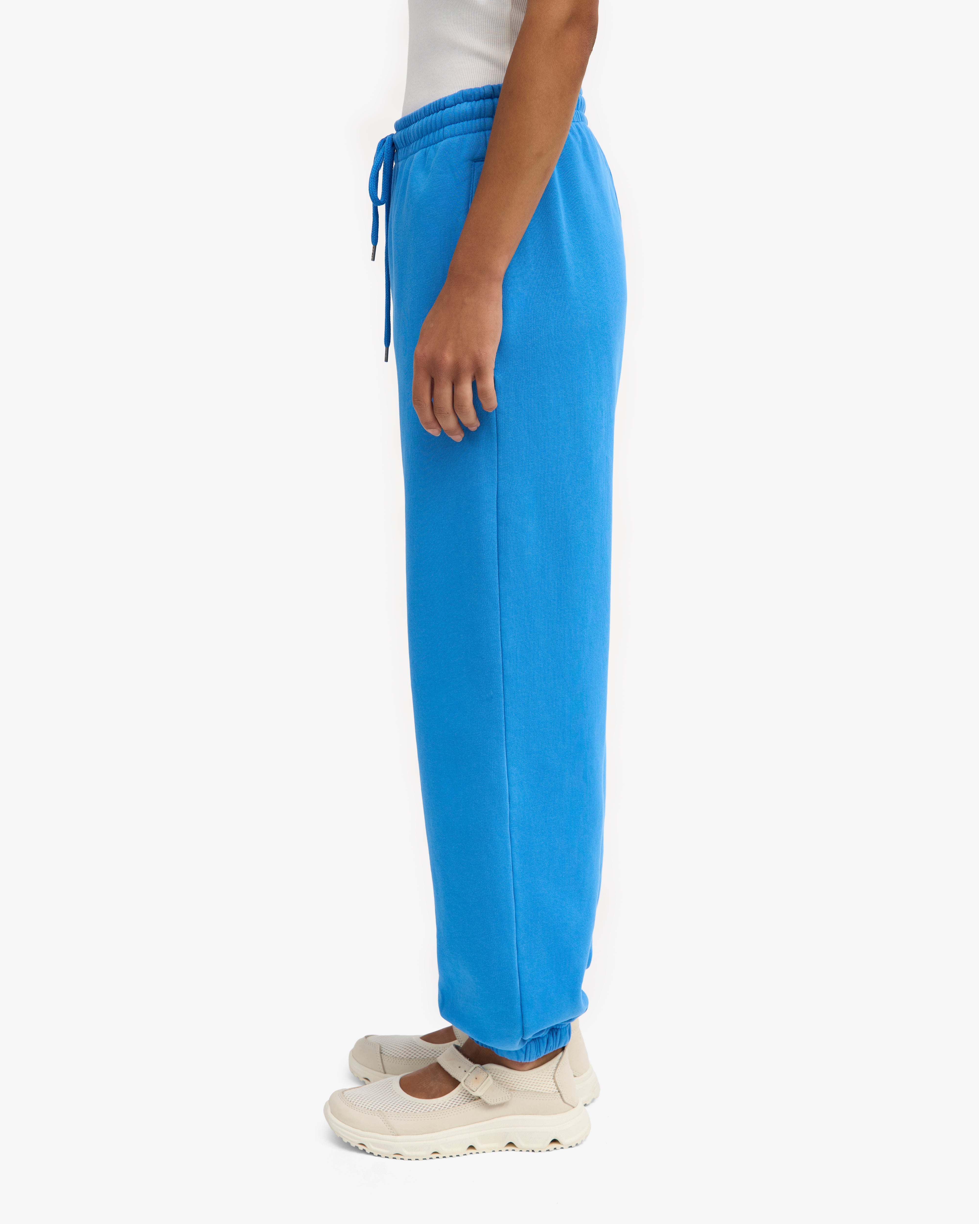 Organic Relaxed Sweatpants - Pacific Blue