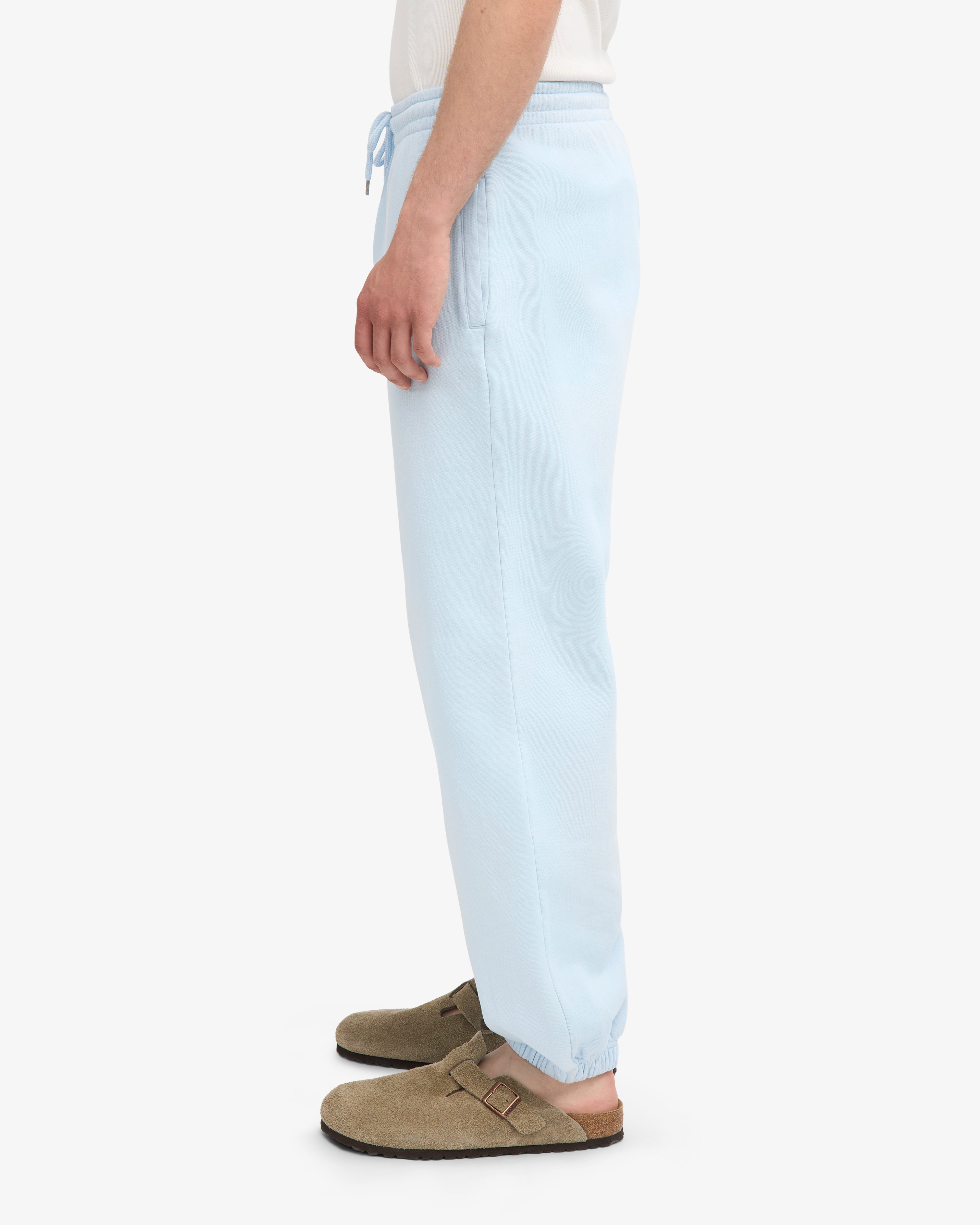 Organic Relaxed Sweatpants - Polar Blue
