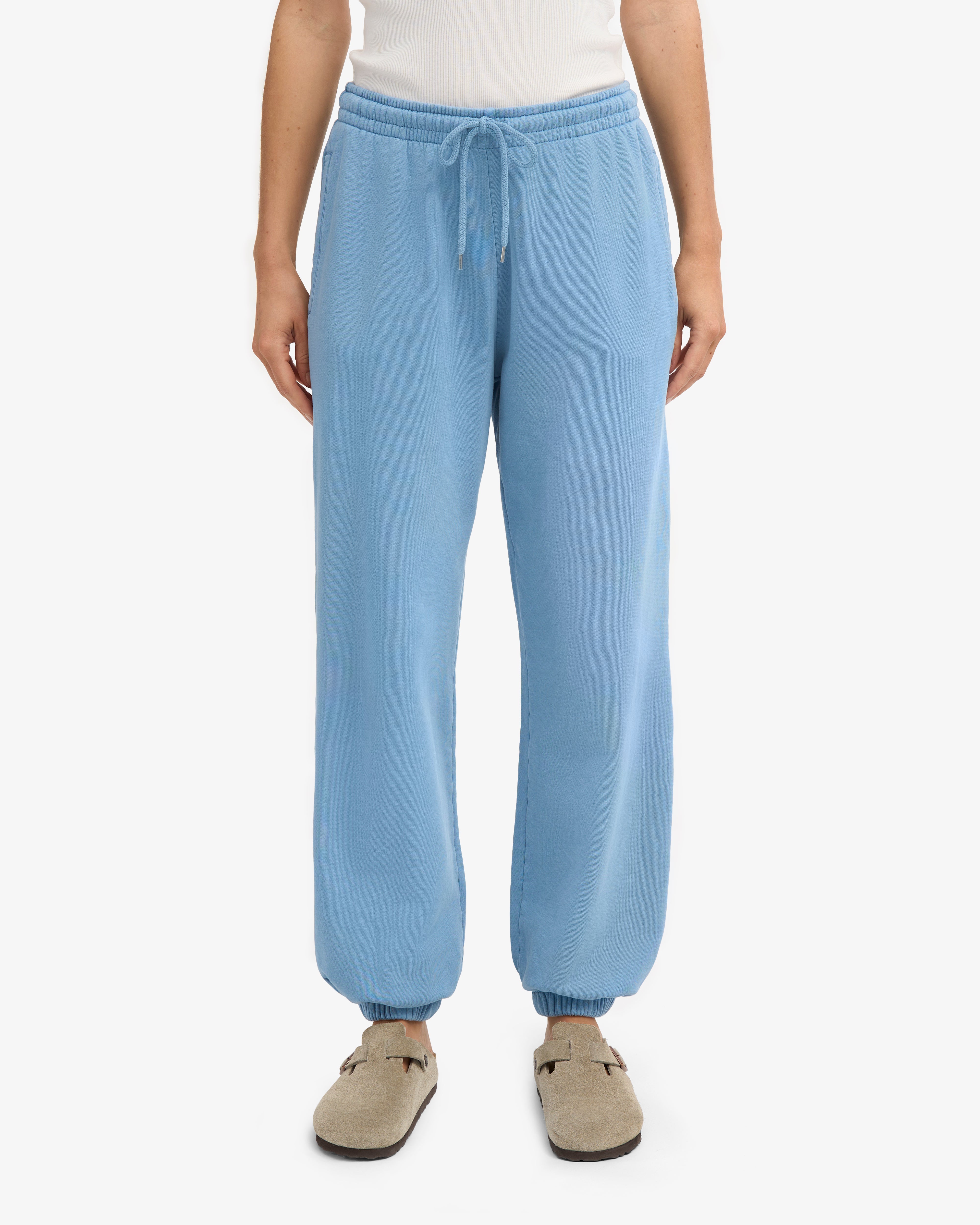 Organic Relaxed Sweatpants - Seaside Blue