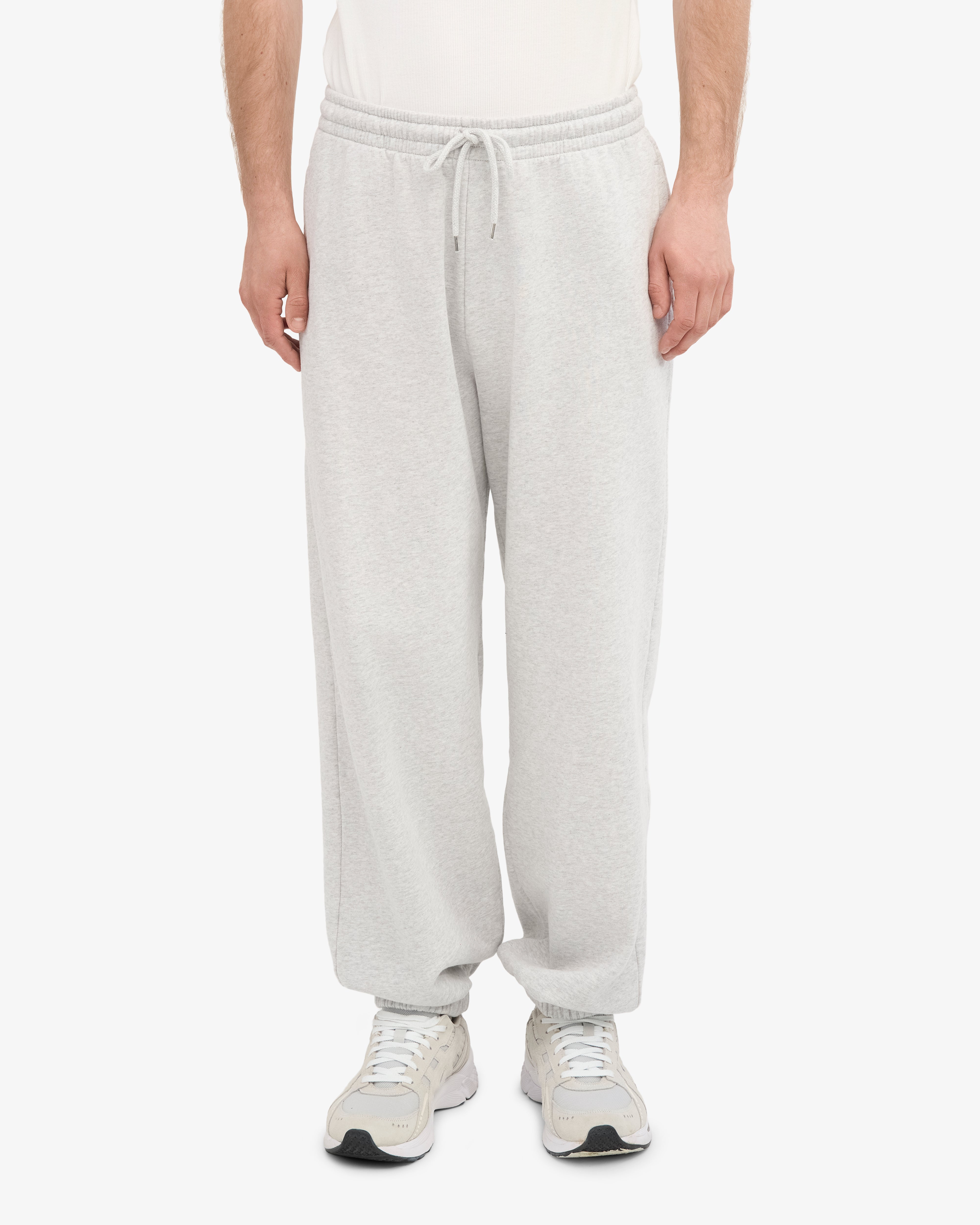 Organic Relaxed Sweatpants - Snow Melange