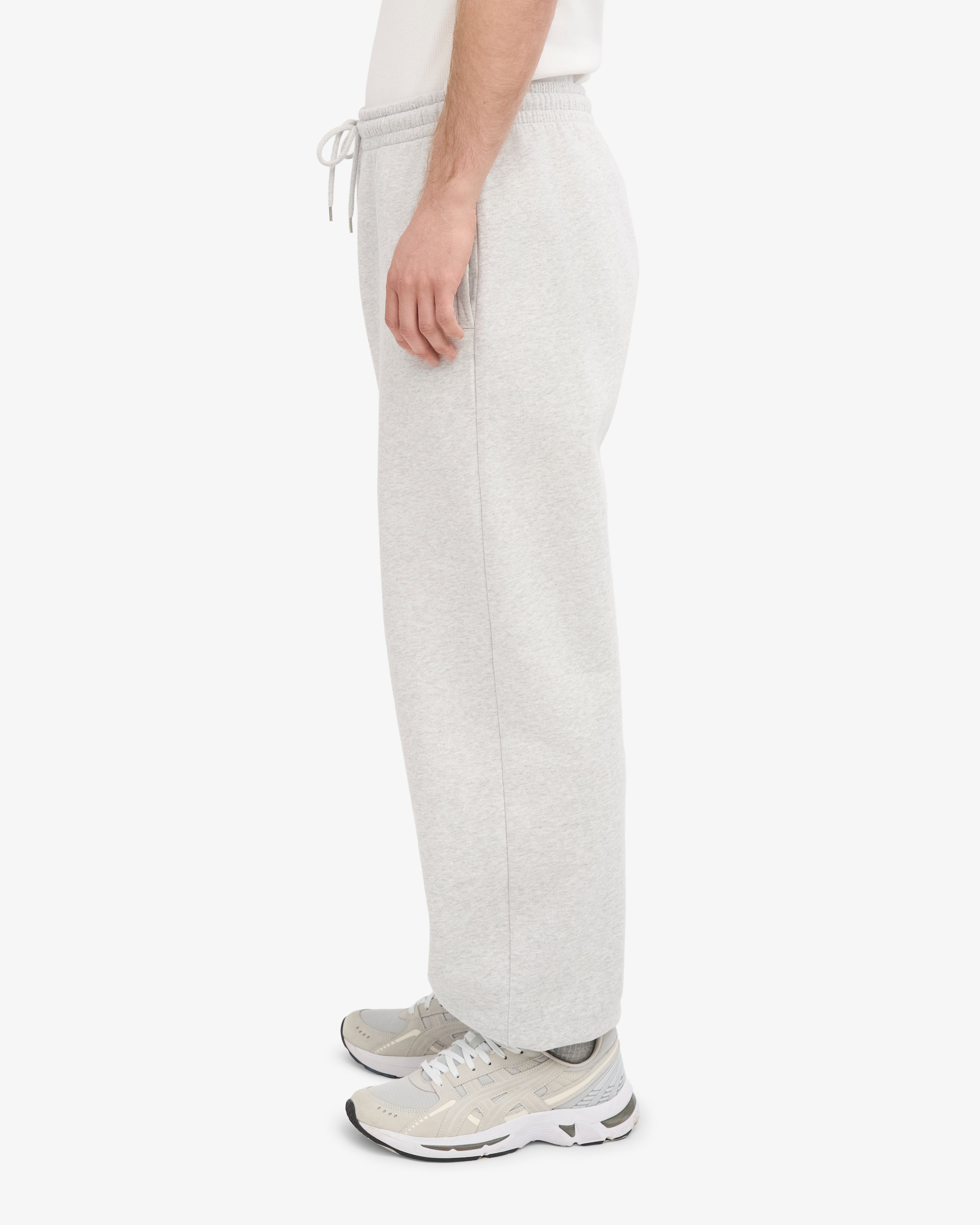 Organic Relaxed Sweatpants - Snow Melange