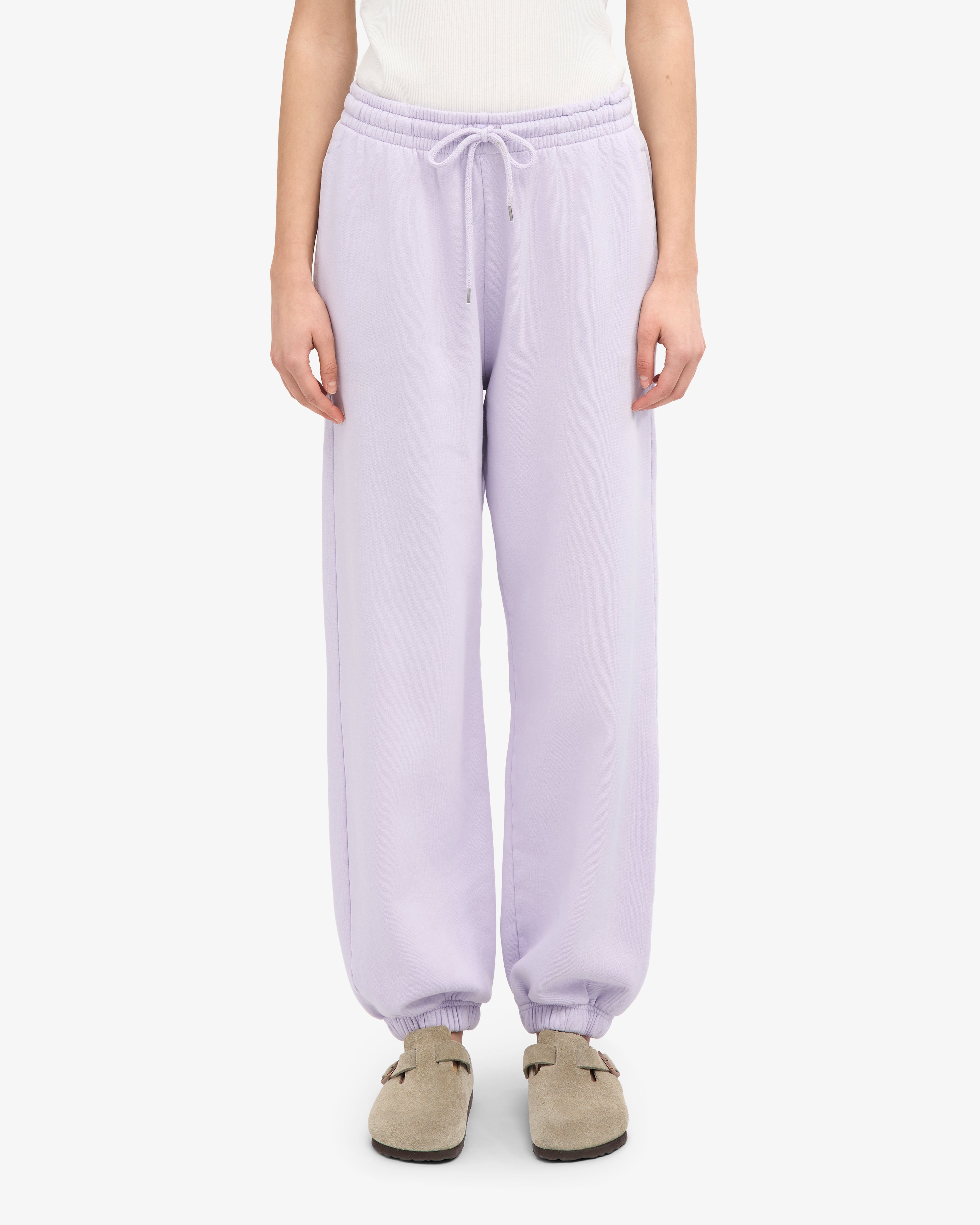 Organic Relaxed Hood Sweatsuit - Soft Lavender