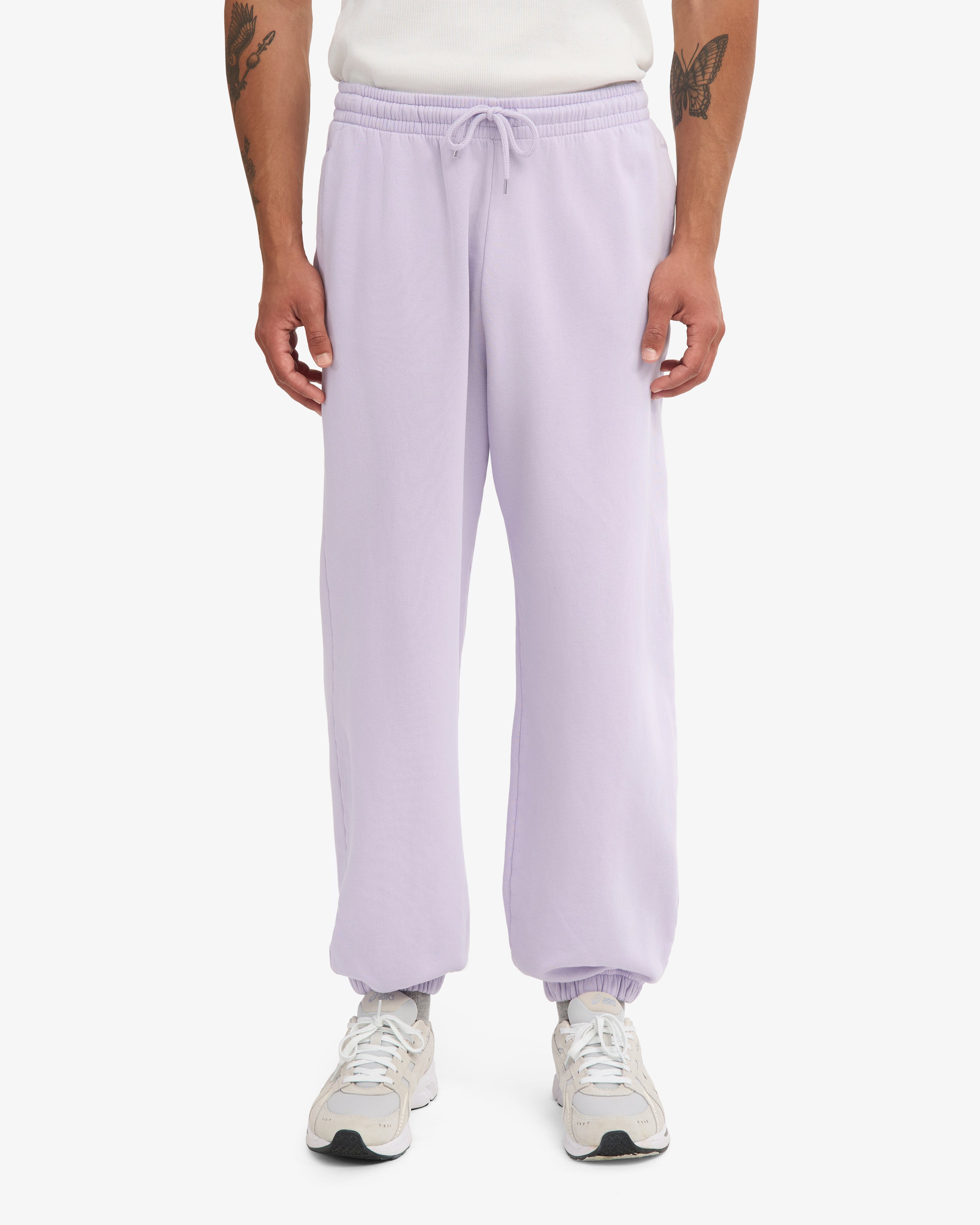 Organic Relaxed Sweatpants - Soft Lavender